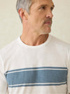 Sunwashed Tee - White Surf Stripe