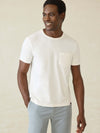 Sunwashed Regenerative Pocket Tee - White