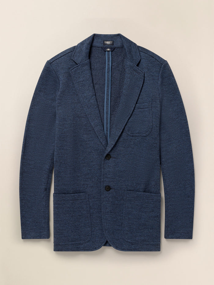 Navy Knit Blazer main image 0