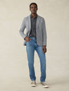 Inlet Knit Blazer - Medium Grey Melange