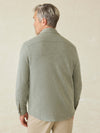 Inlet Knit CPO - Olive Brush Melange