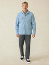 Doug Good Feather Indigo Herringbone Shirt Jacket - Blue Haven Wash