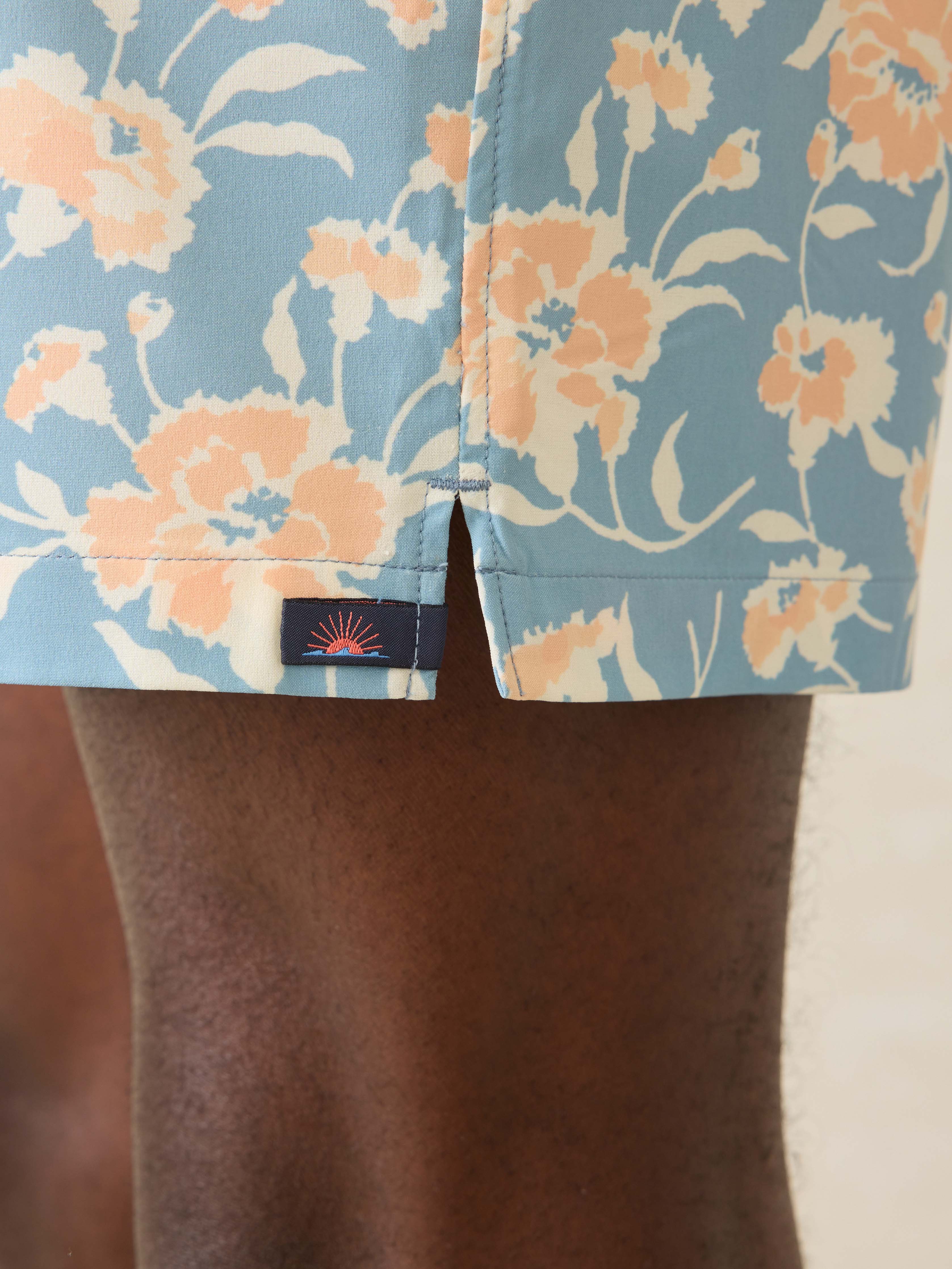 Shorelite Lined Trunk (7") - River Waters Blossom