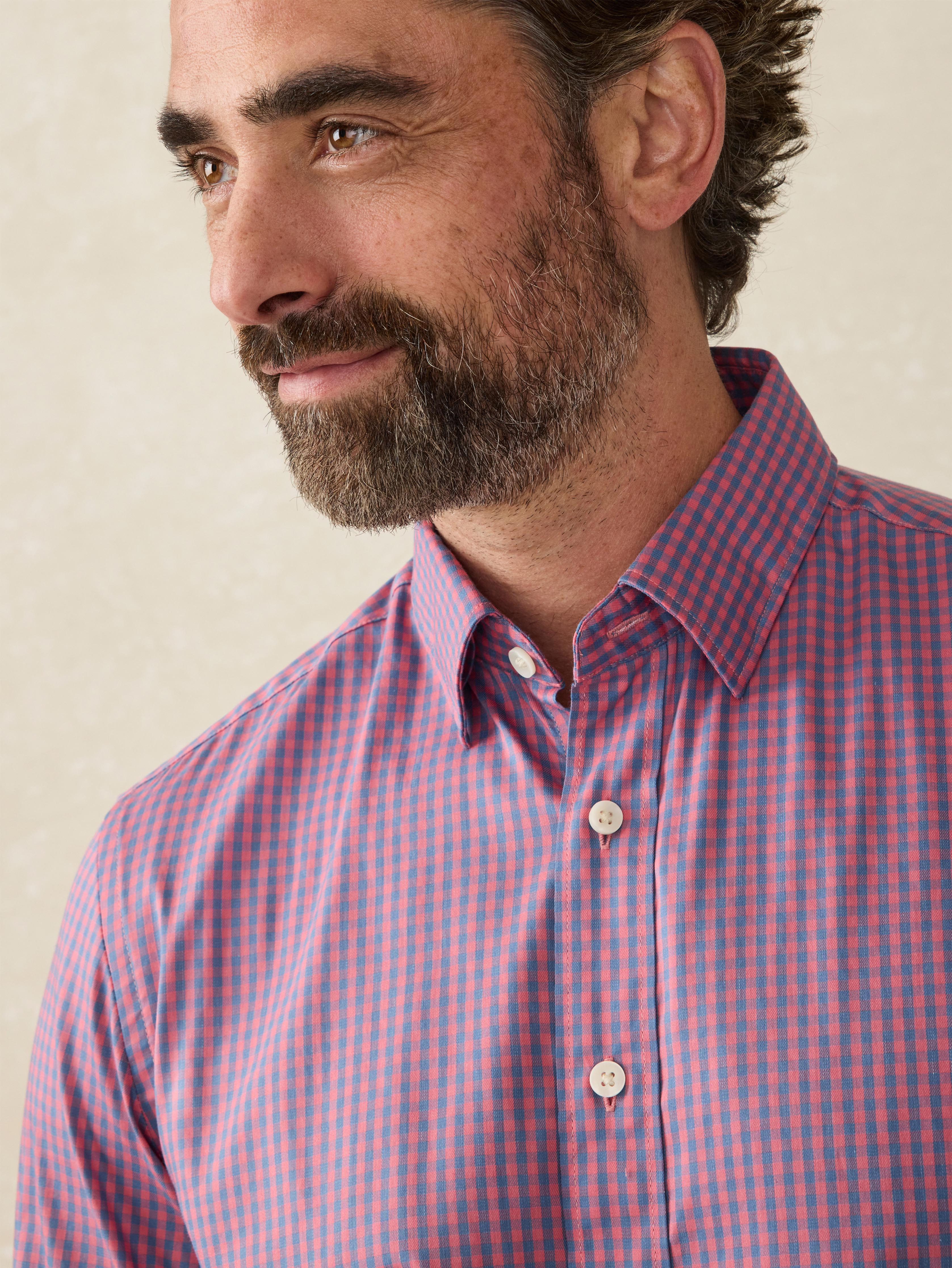 Movement™ Shirt (Tall) - Blue Rose Gingham