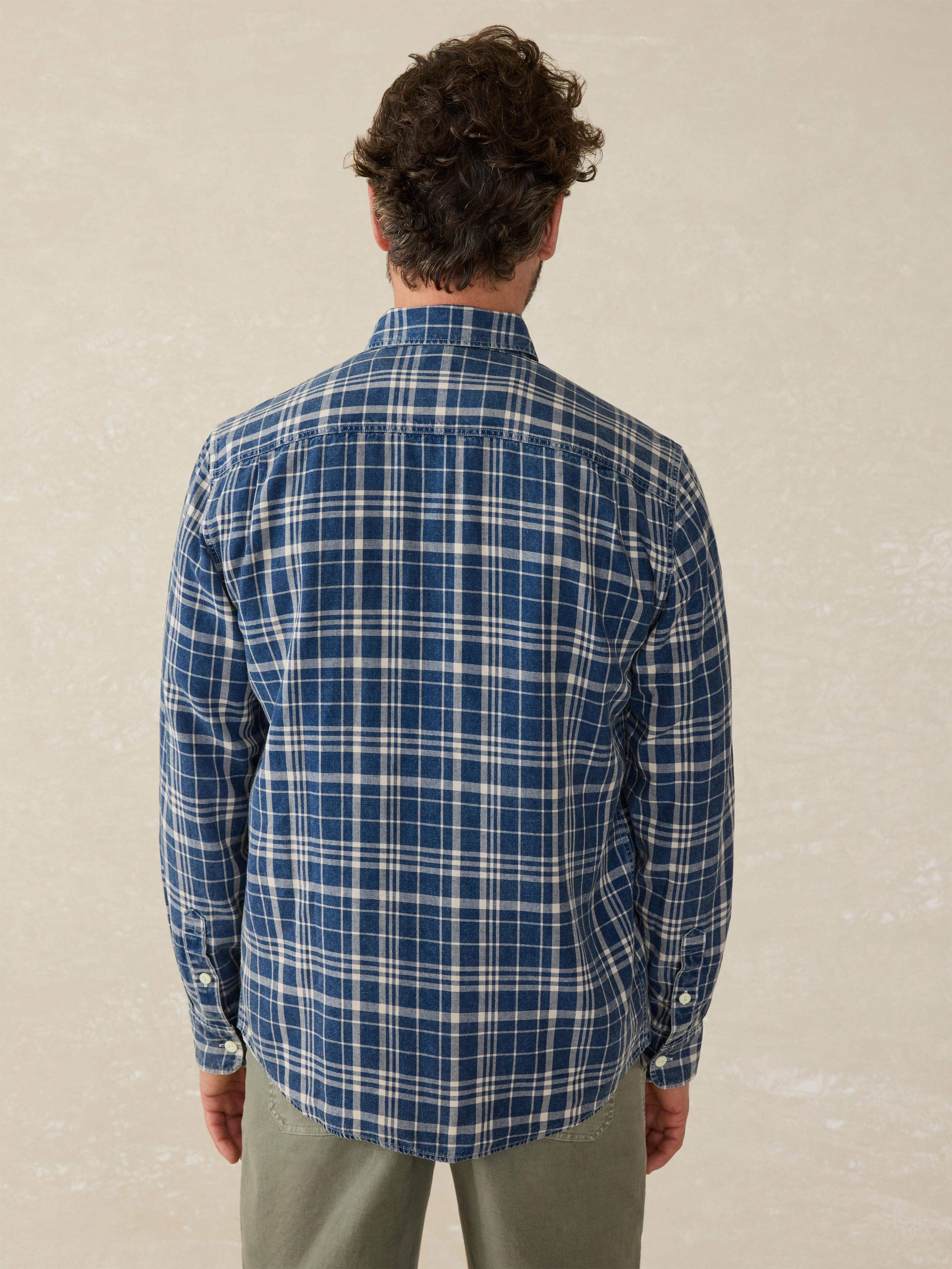 Tried & True Chambray Workshirt - Bar Harbor Plaid