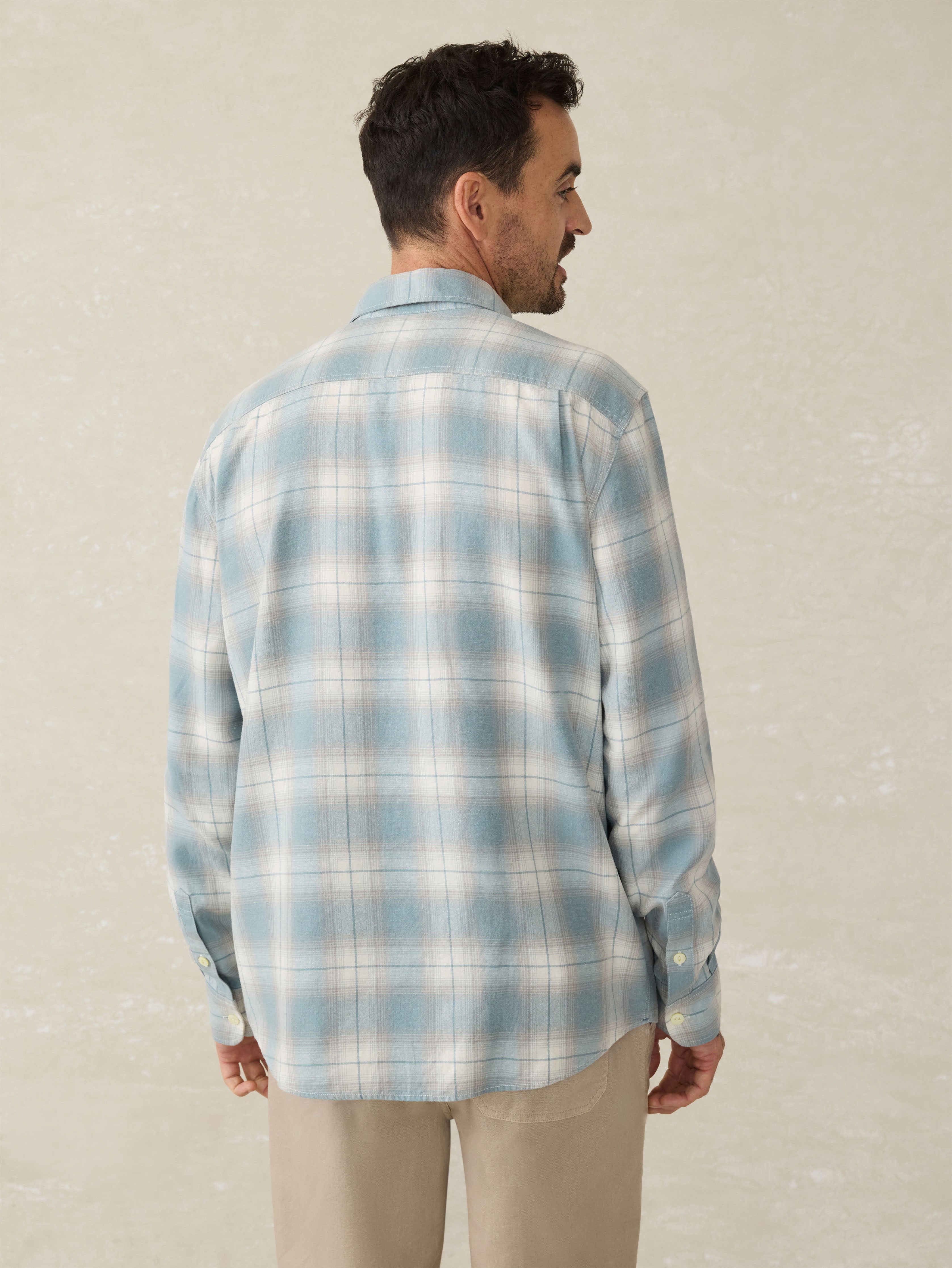 Tried & True Chambray Workshirt - Emerald Coast Plaid