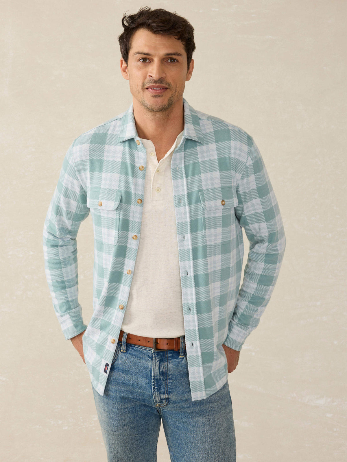 Legend Sweater Shirt West Palm Plaid