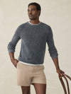 Sunwashed Crewneck Sweater - Faded Black