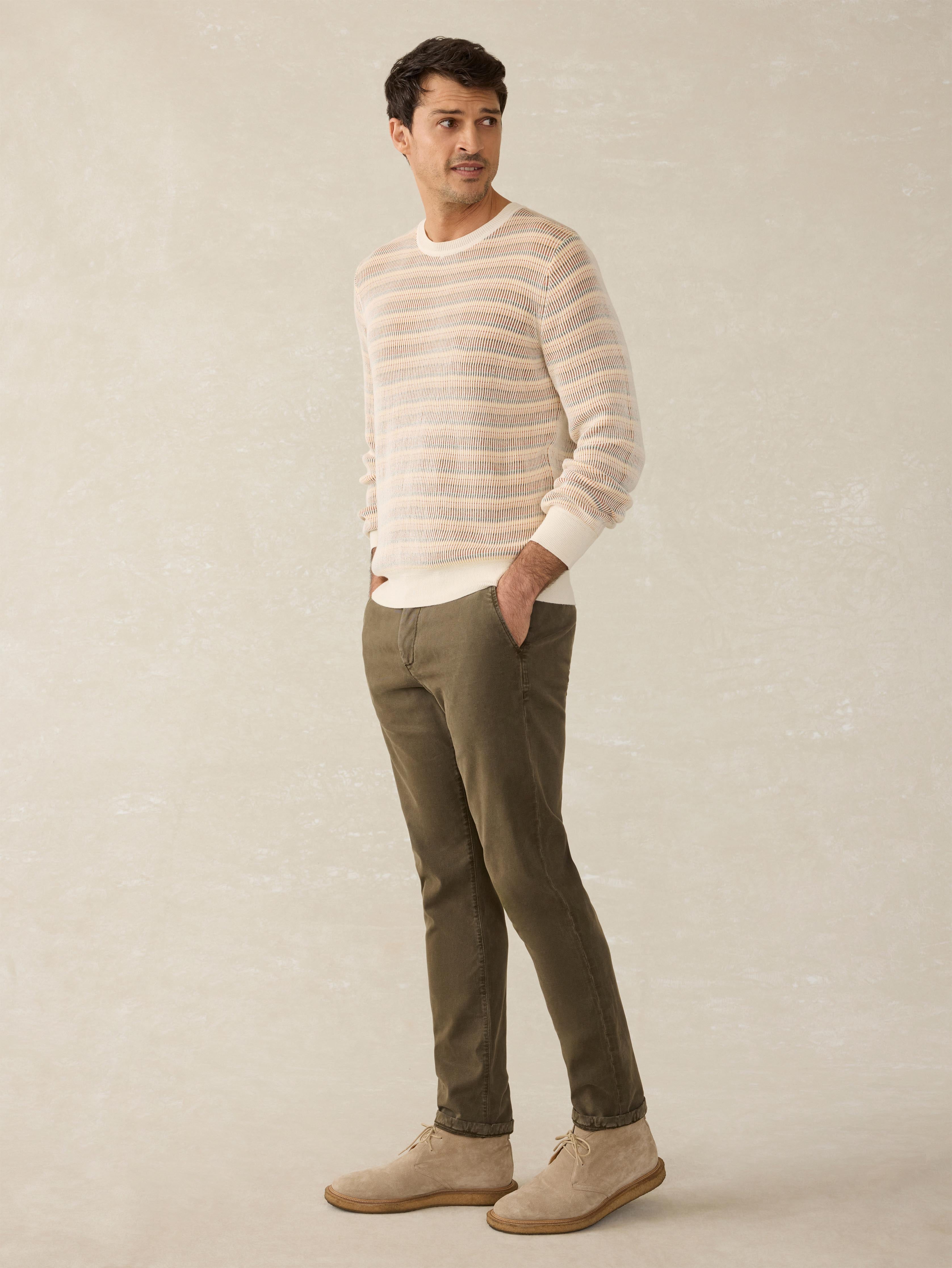 Sunwashed Crewneck Sweater - Desert Hills