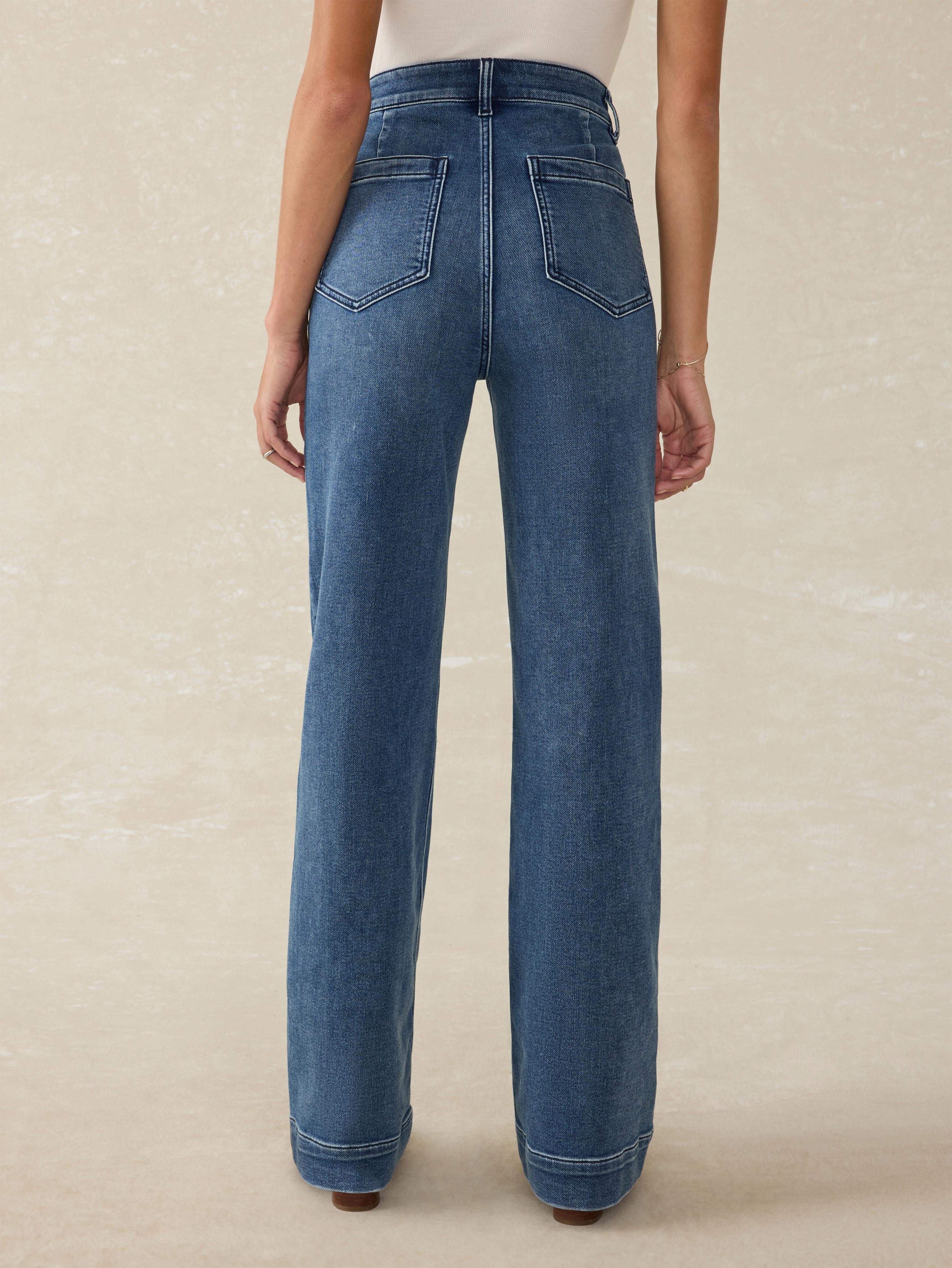 Stretch Terry Patch Pocket Pant - Riverton Wash