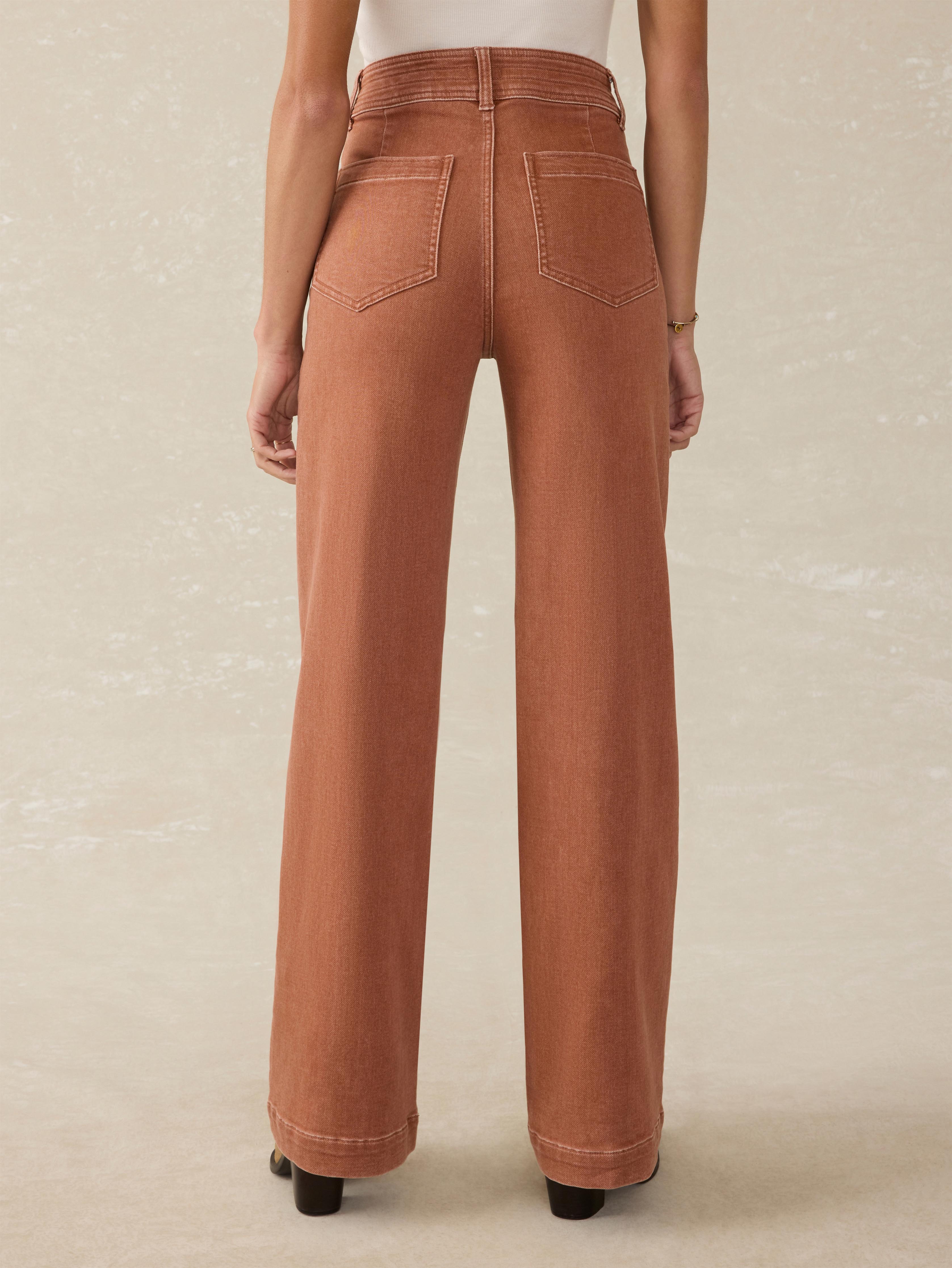 Stretch Terry Harbor Pant - Russet
