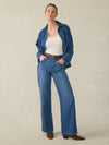 Saturday Denim Wide Leg - Indigo Coast Wash