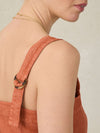 Linen Aurora Dress - Red Rock