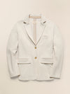 Inlet Knit Blazer - Light Oatmeal Melange