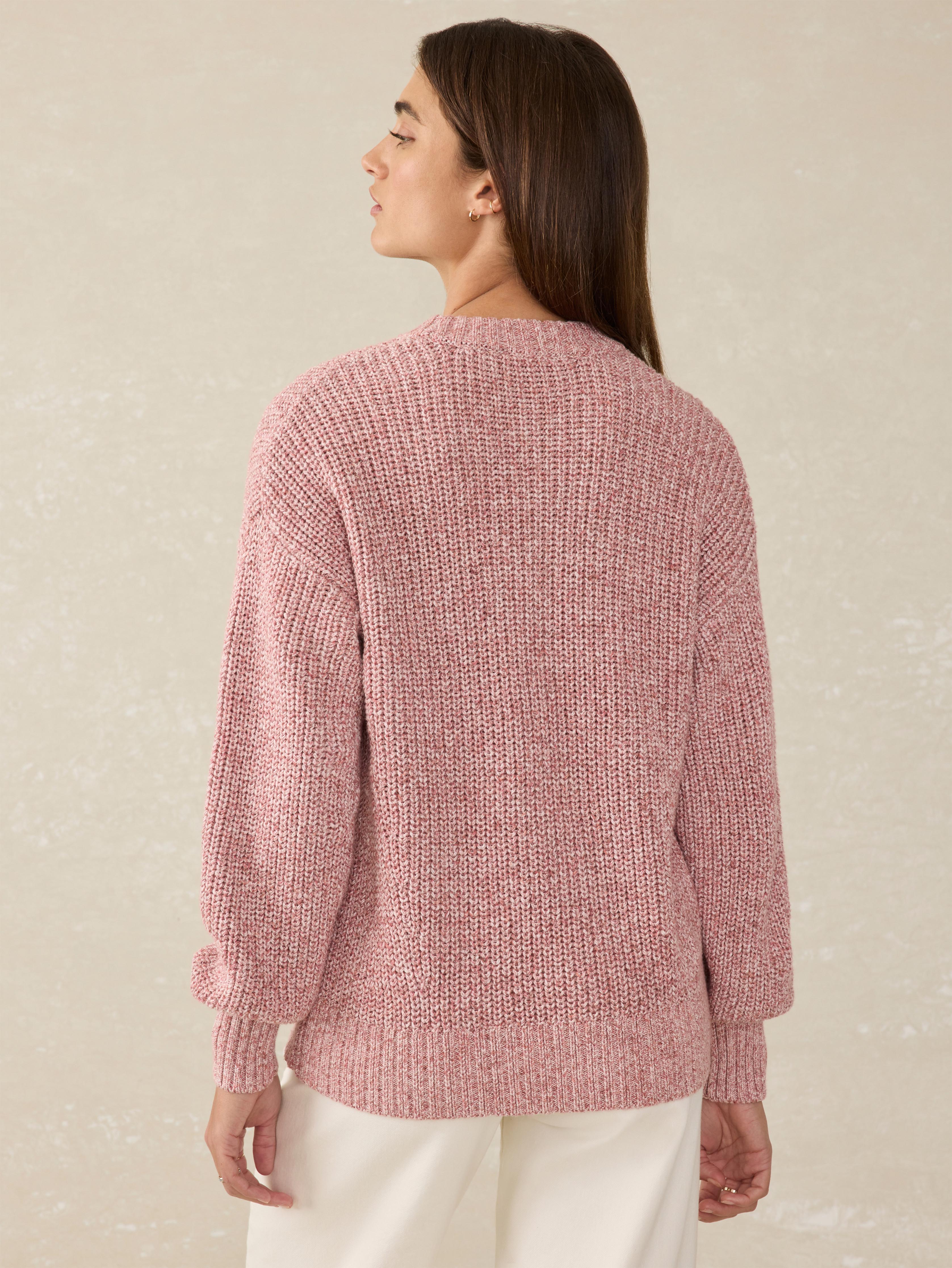 (取寄) ファリティ レディース サンウォッシュド フィッシャーマン セーター Faherty women Sunwashed Fisherman Sweater Water Mill Stripe Sunwashed Cotton Fisherman Sweater - Water Mill Stripe