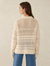 Whitecap Crochet Sweater - Cream
