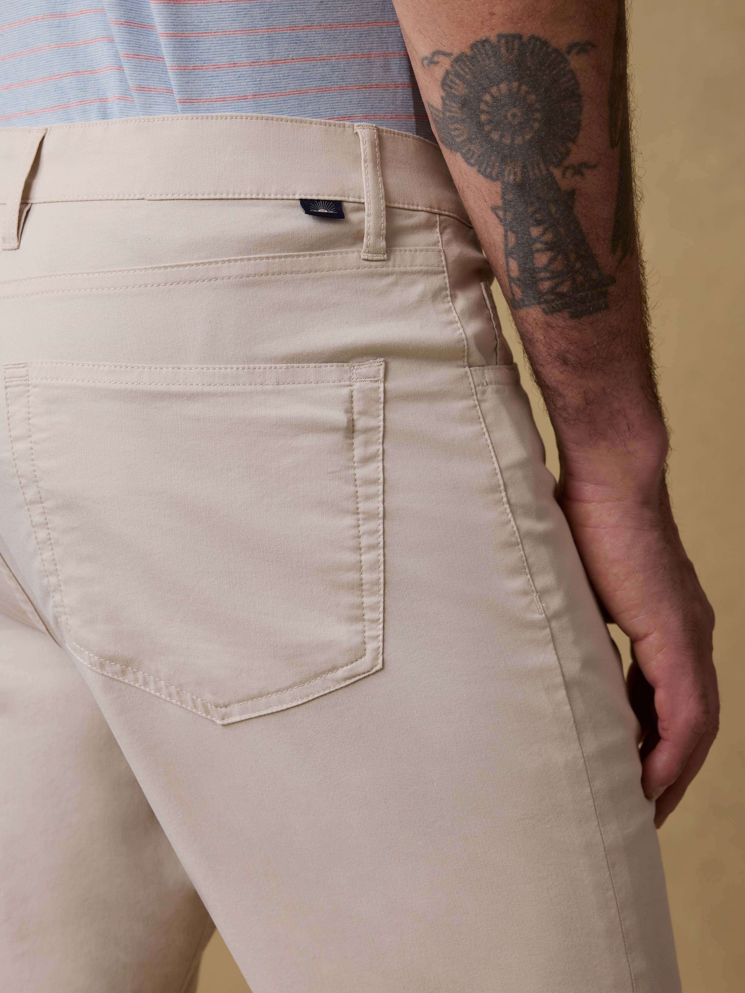  | Movement™ 5-Pocket Pant - Light Sand | Faherty Brand