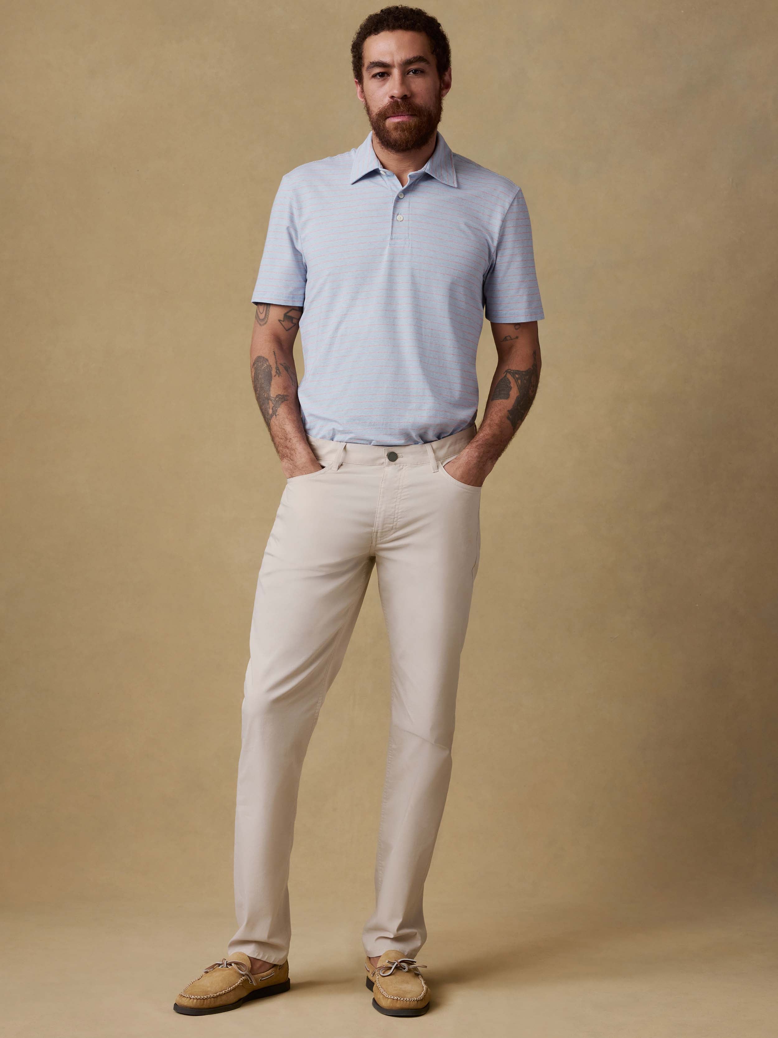  | Movement™ 5-Pocket Pant - Light Sand | Faherty Brand