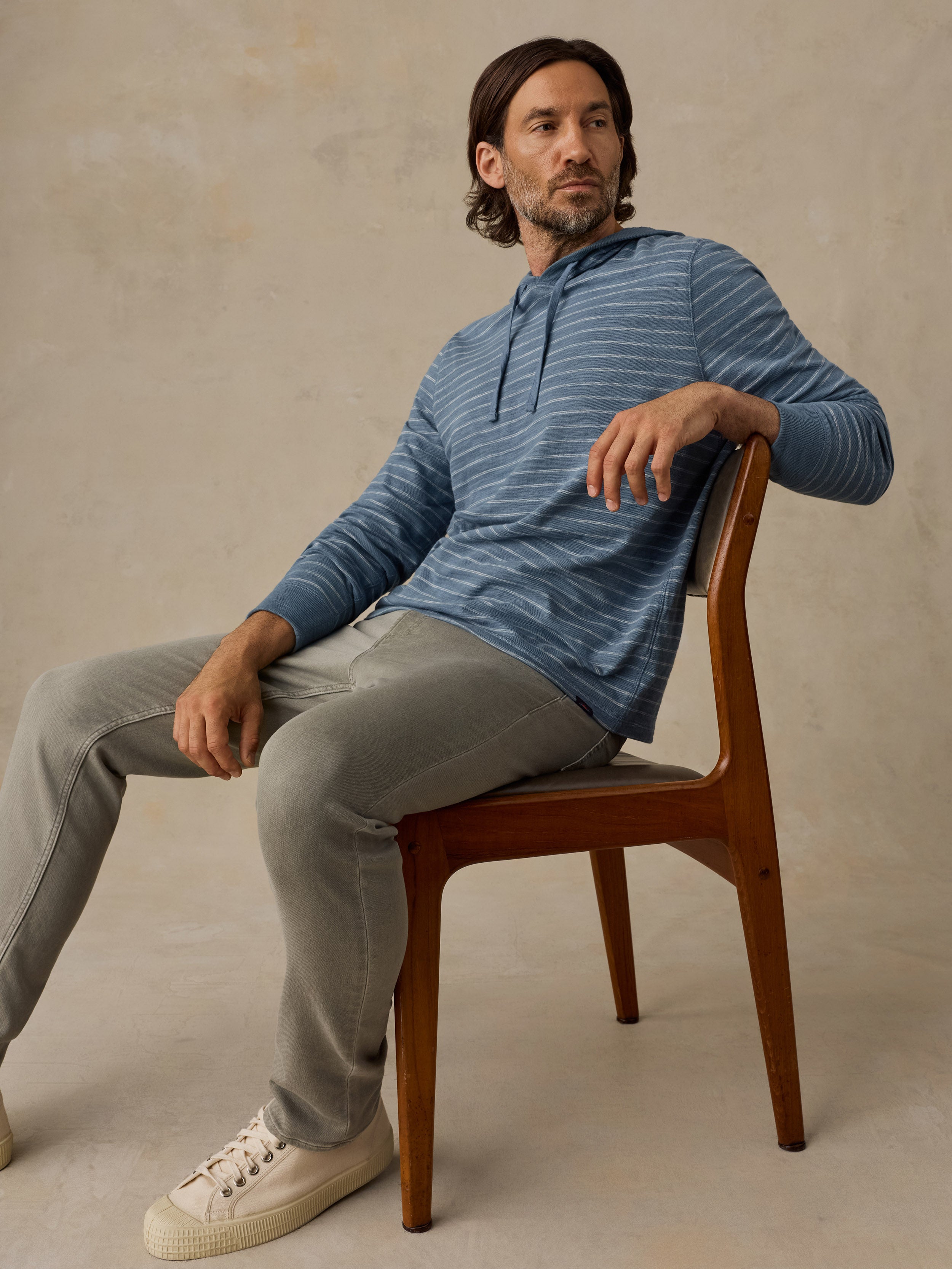Stretch Terry 5-Pocket Pant - Coastal Sage | Faherty Brand