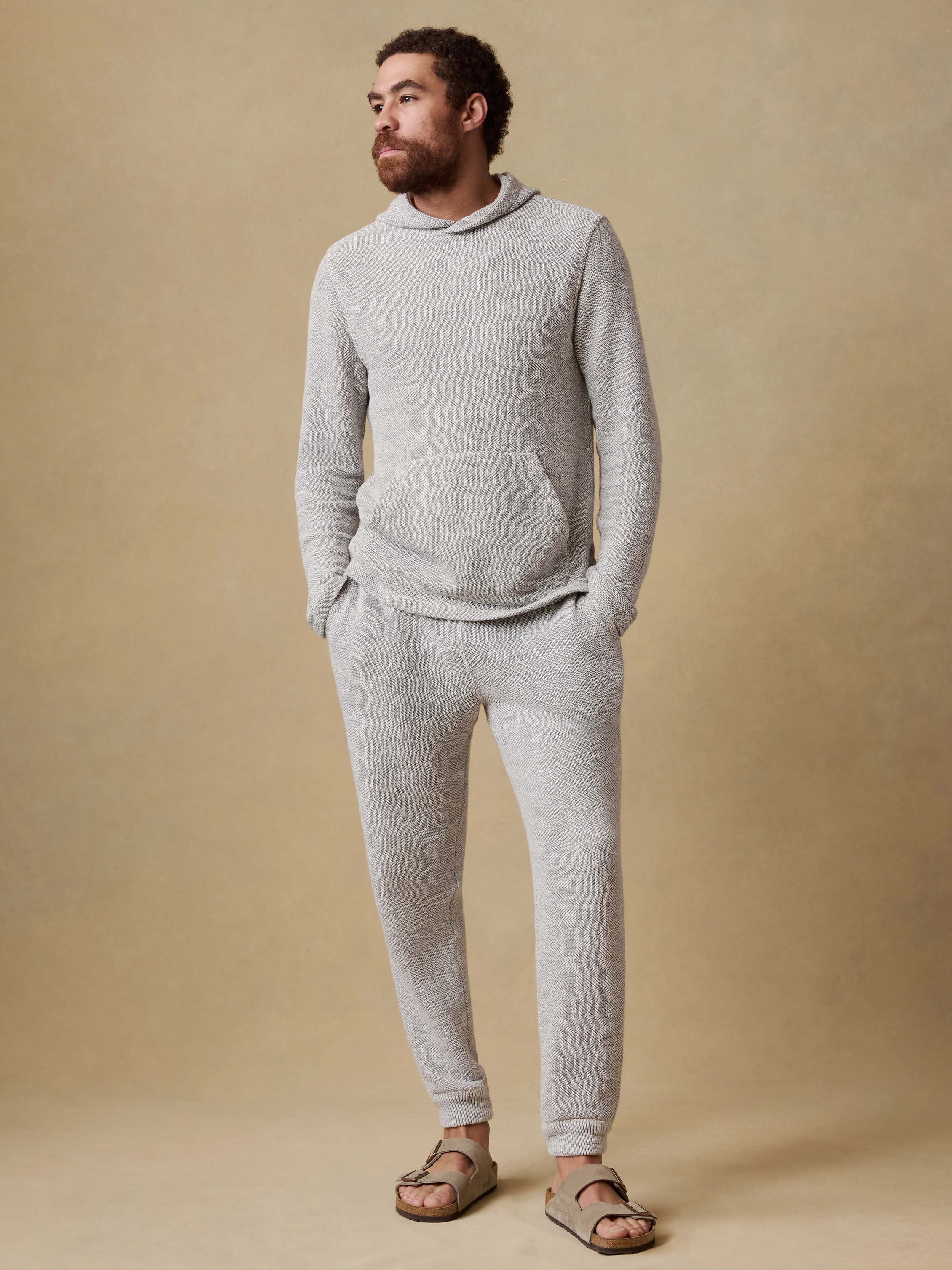 Whitewater Sweatpant - Grey Shell Loop | Faherty Brand