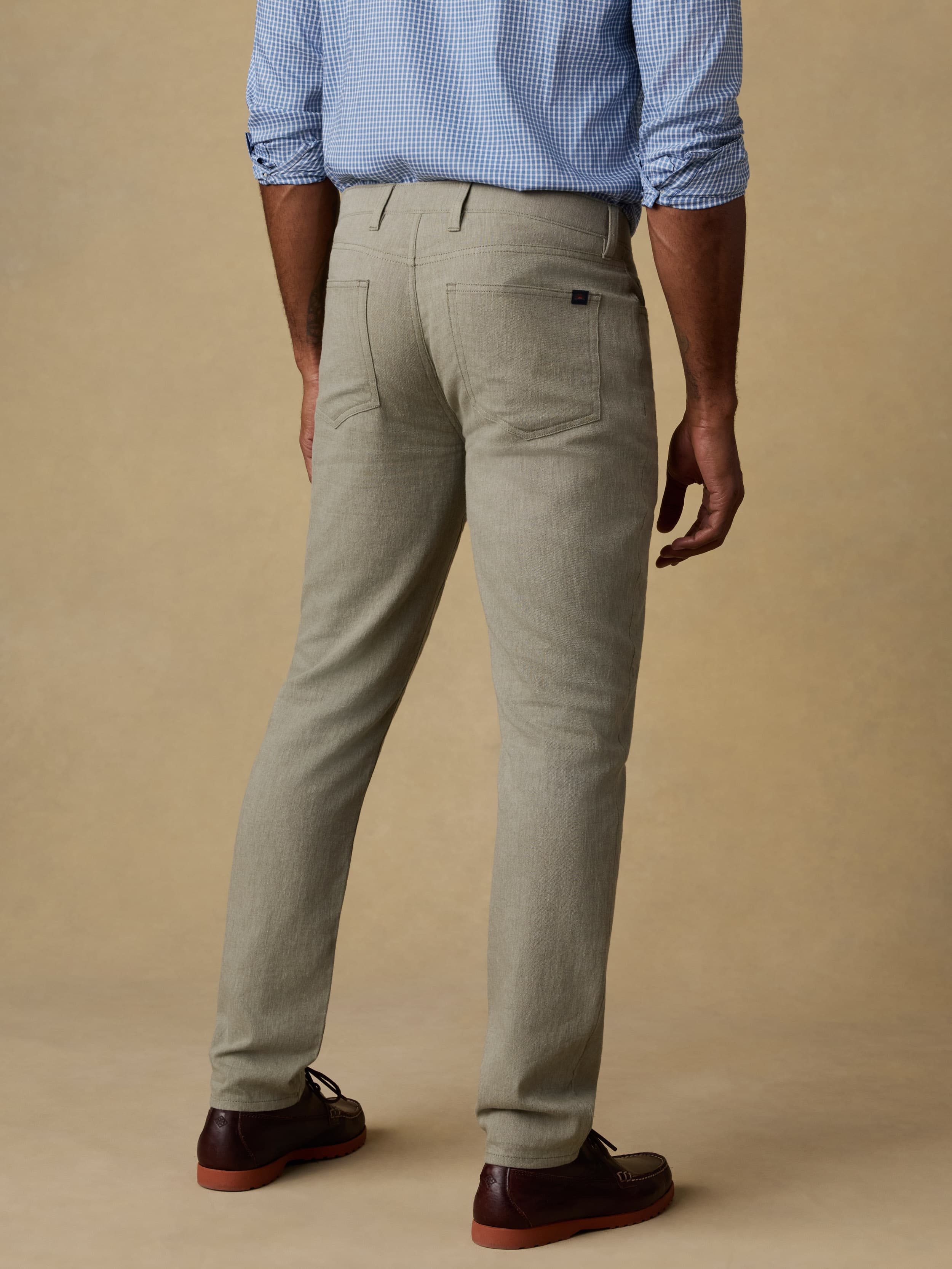 Faherty Men's Movement Linen 5-Pocket Pants