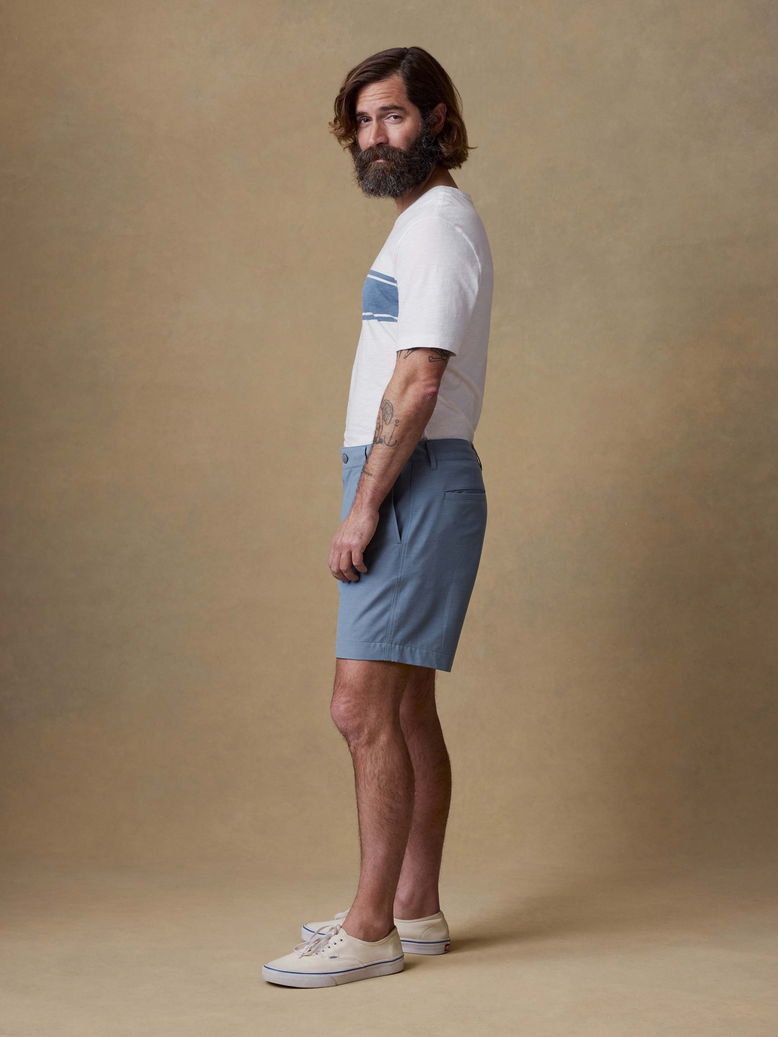 All Day™ Short (7") - Deep Marine | Faherty Brand