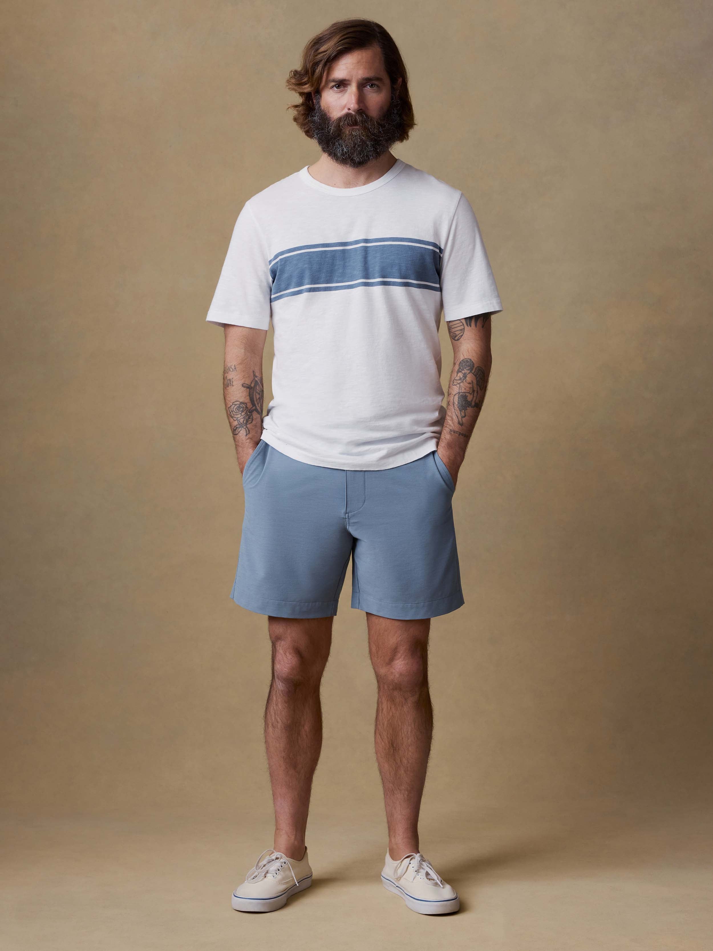 All Day™ Short (7") - Deep Marine | Faherty Brand
