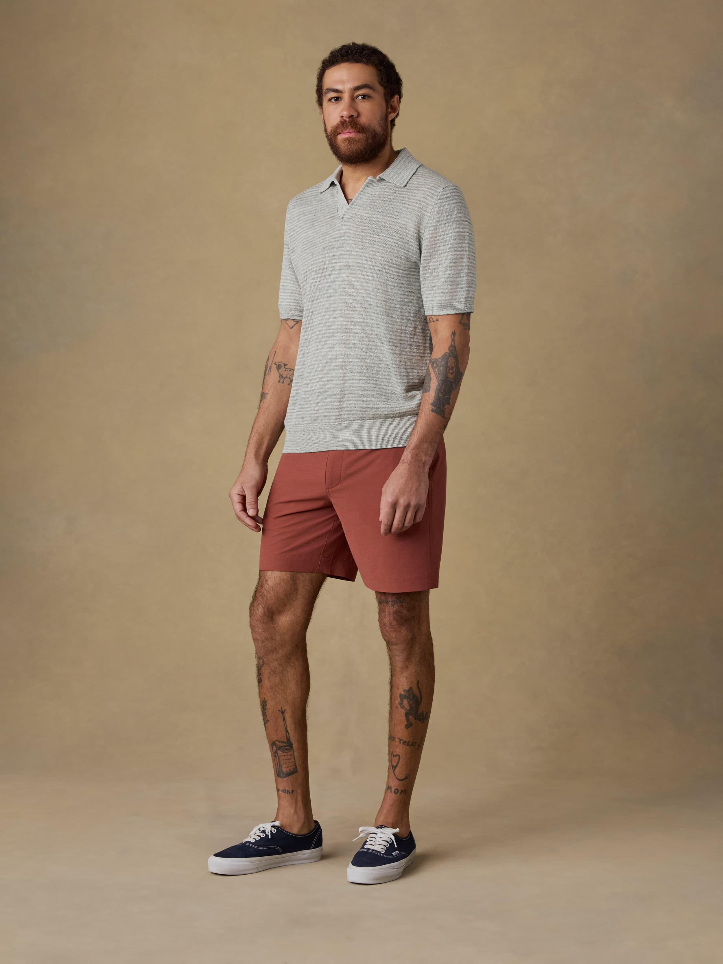 All Day™ Short (7") - Redwood | Faherty Brand