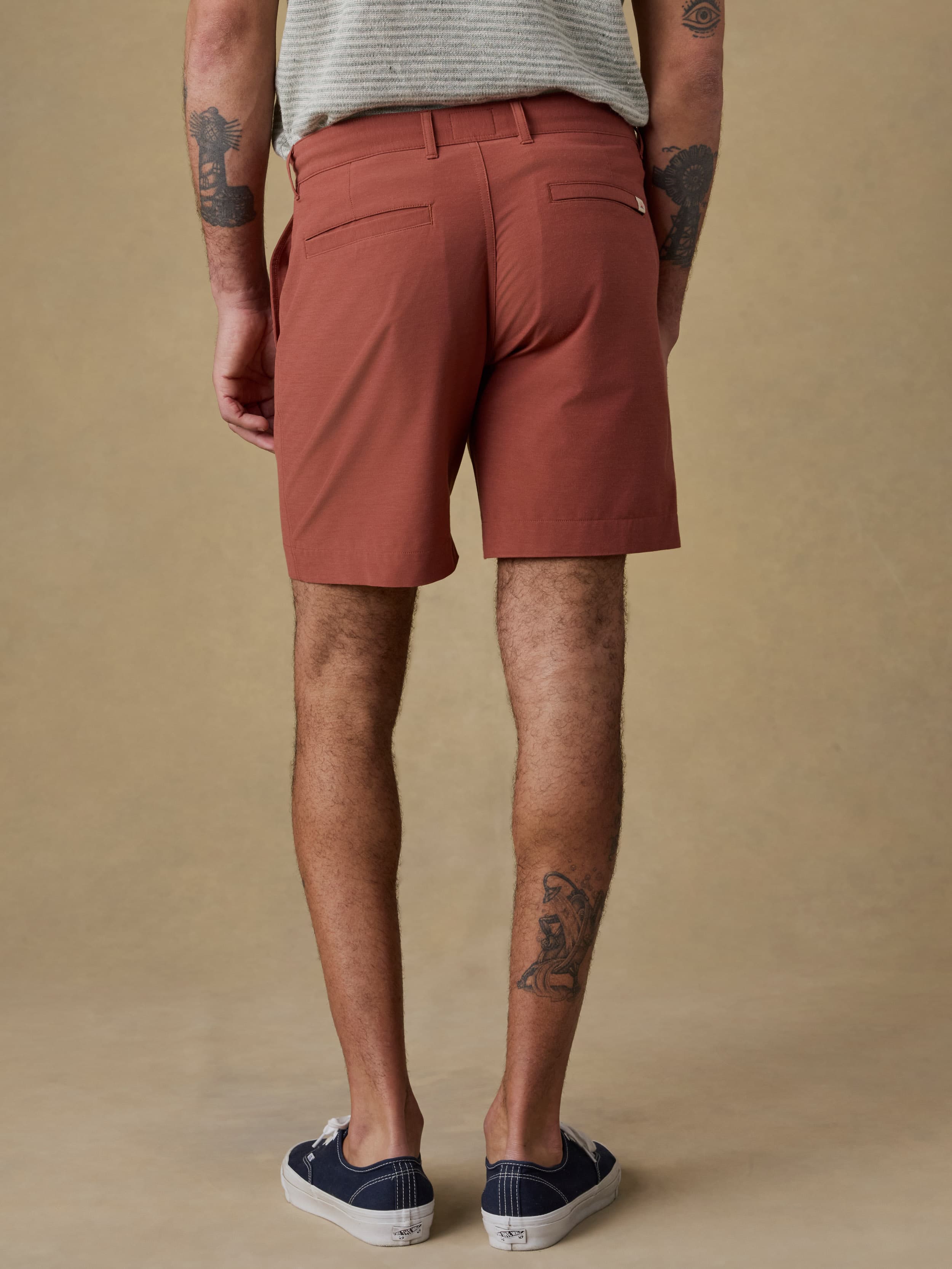 All Day™ Short (7") - Redwood | Faherty Brand