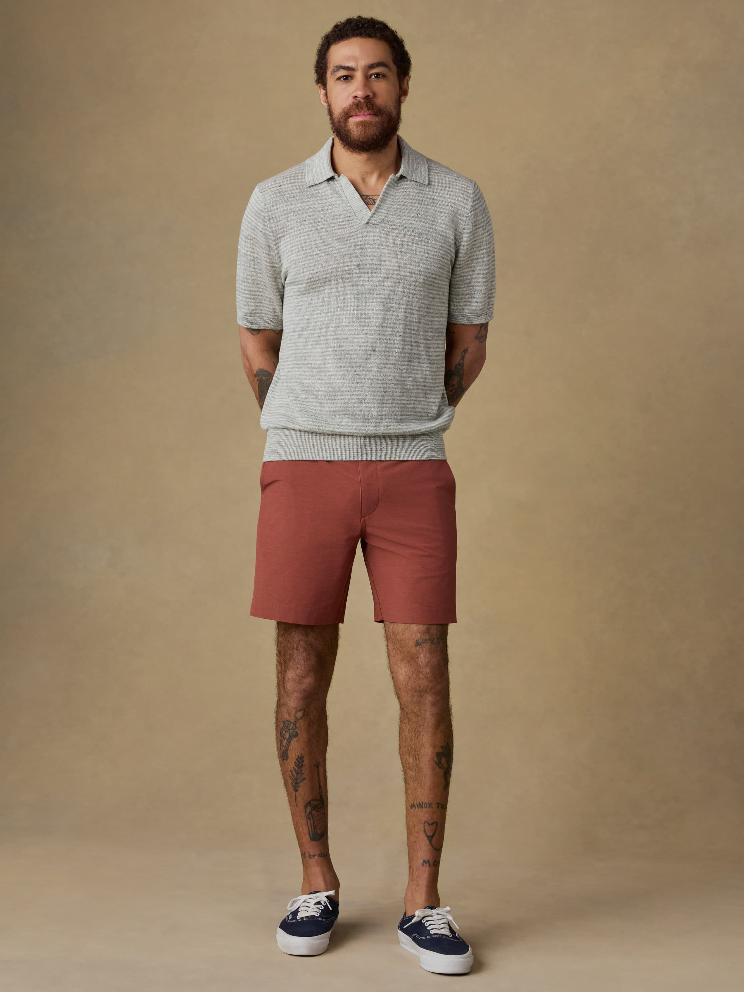 All Day™ Short (7") - Redwood | Faherty Brand