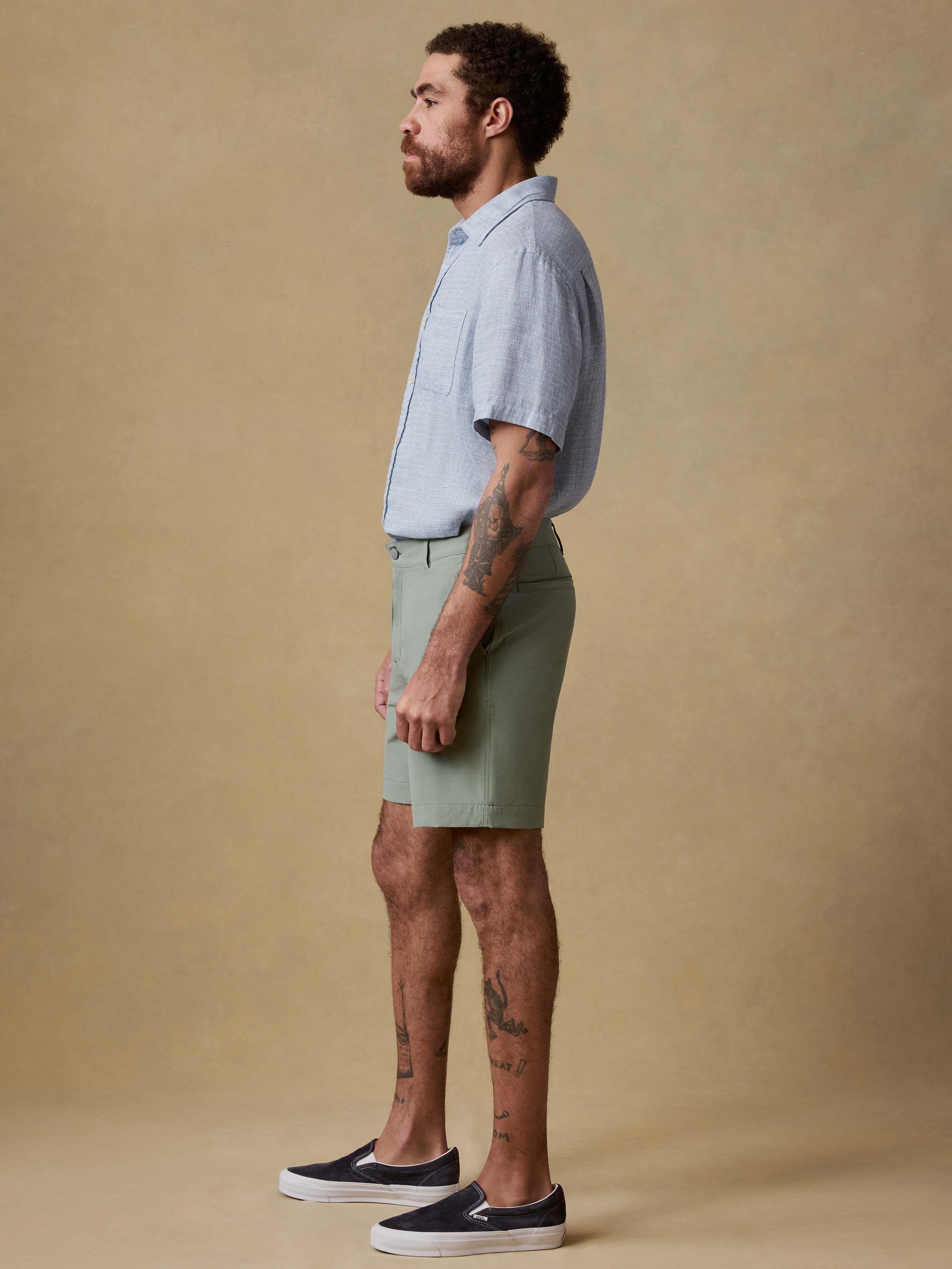 All Day™ Short (7") - Trail Olive | Faherty Brand