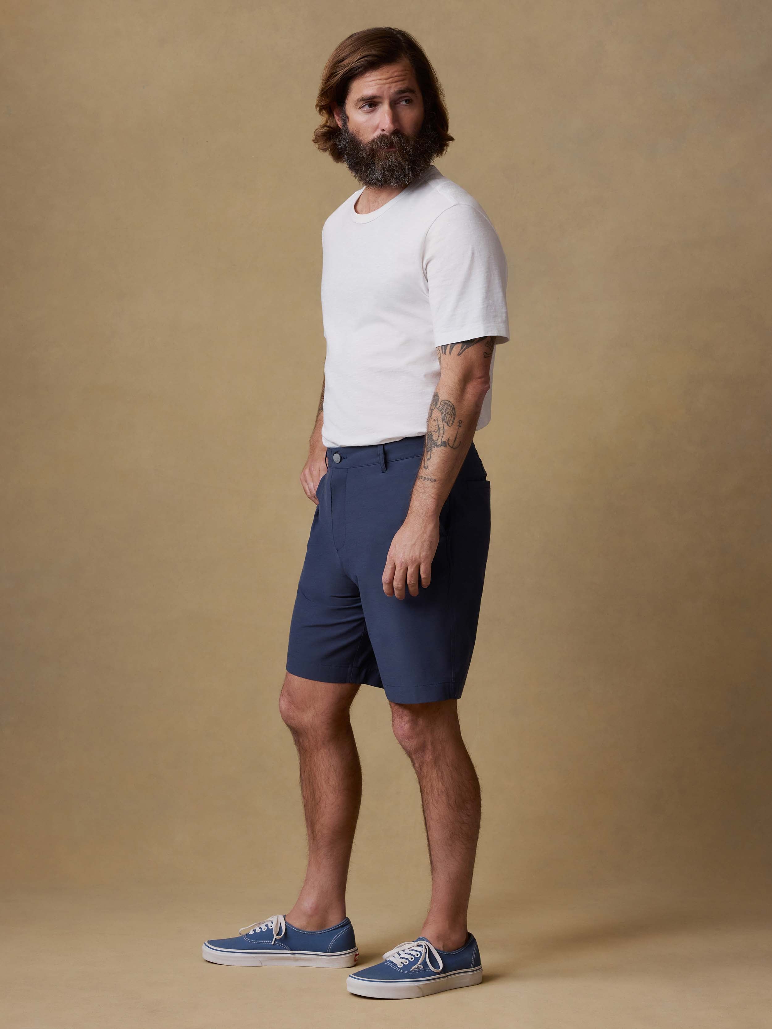 blue dress shorts men Men's Commuter Short 7"