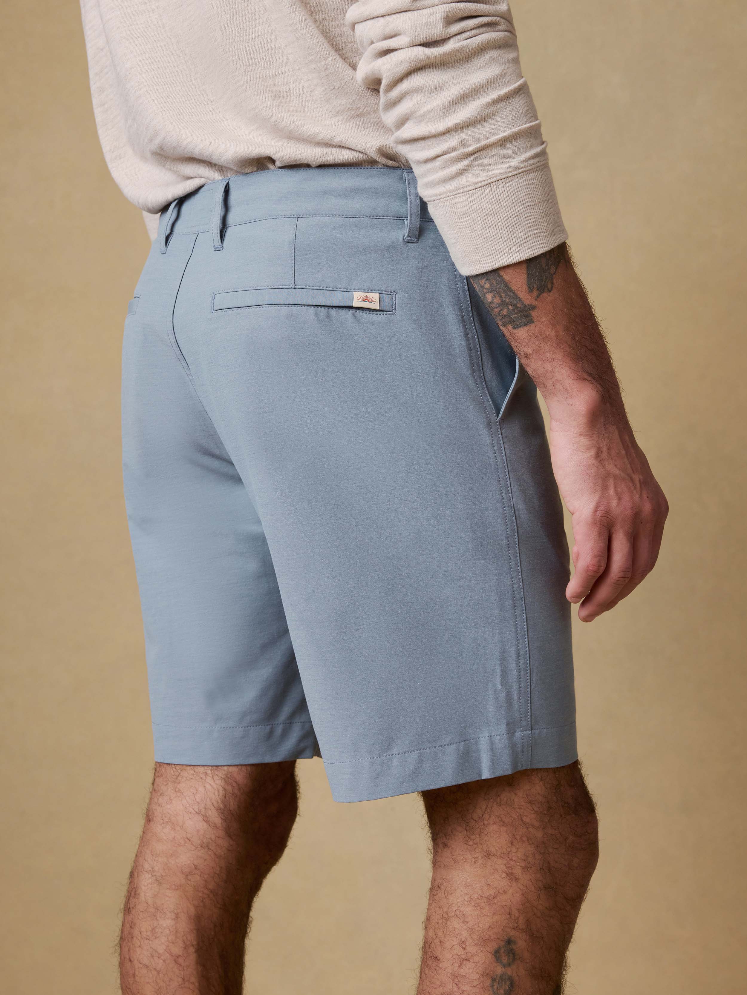 All Day™ Short (9") - Deep Marine | Faherty Brand