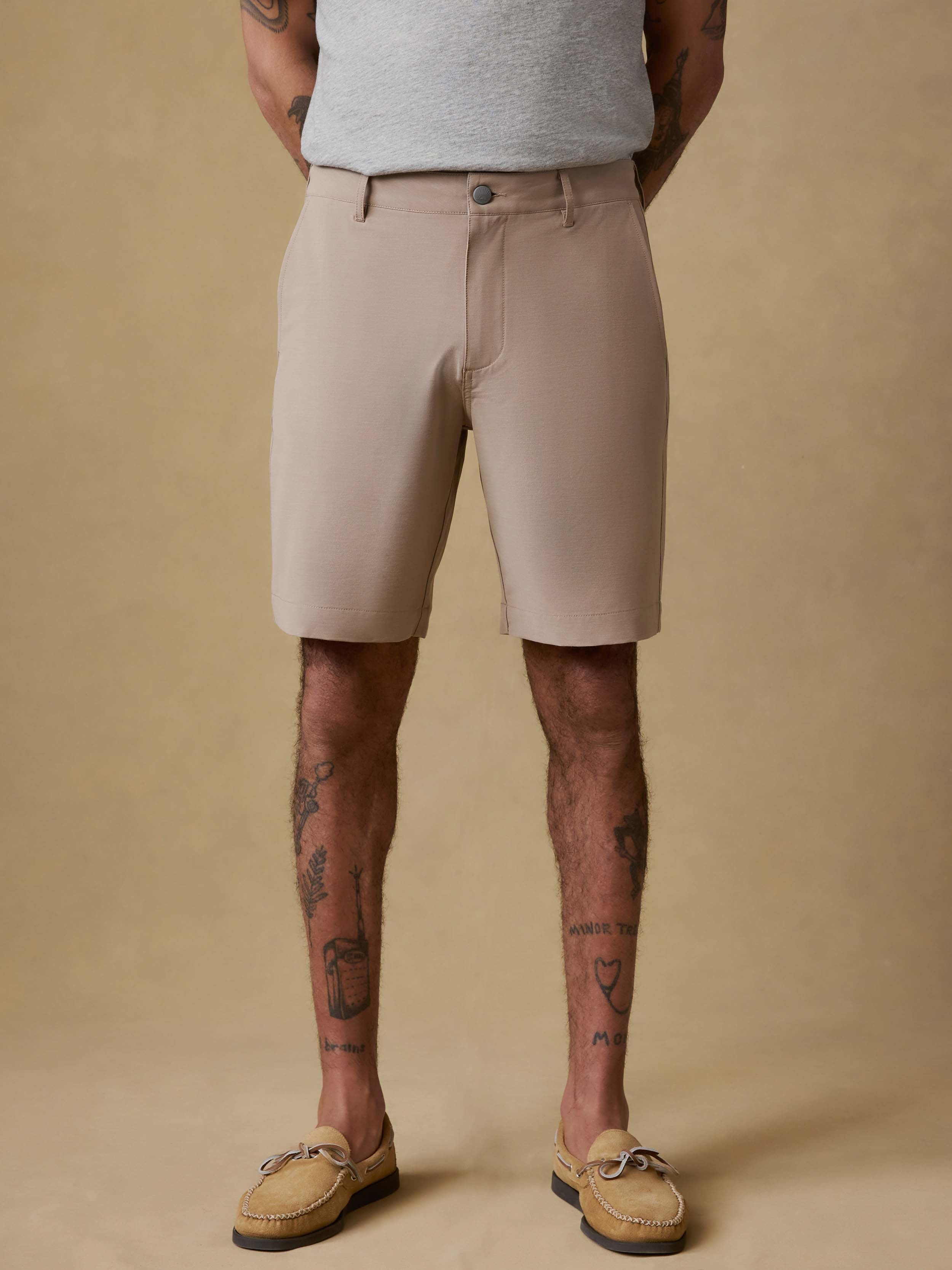 All Day™ Short (9") - Khaki | Faherty Brand