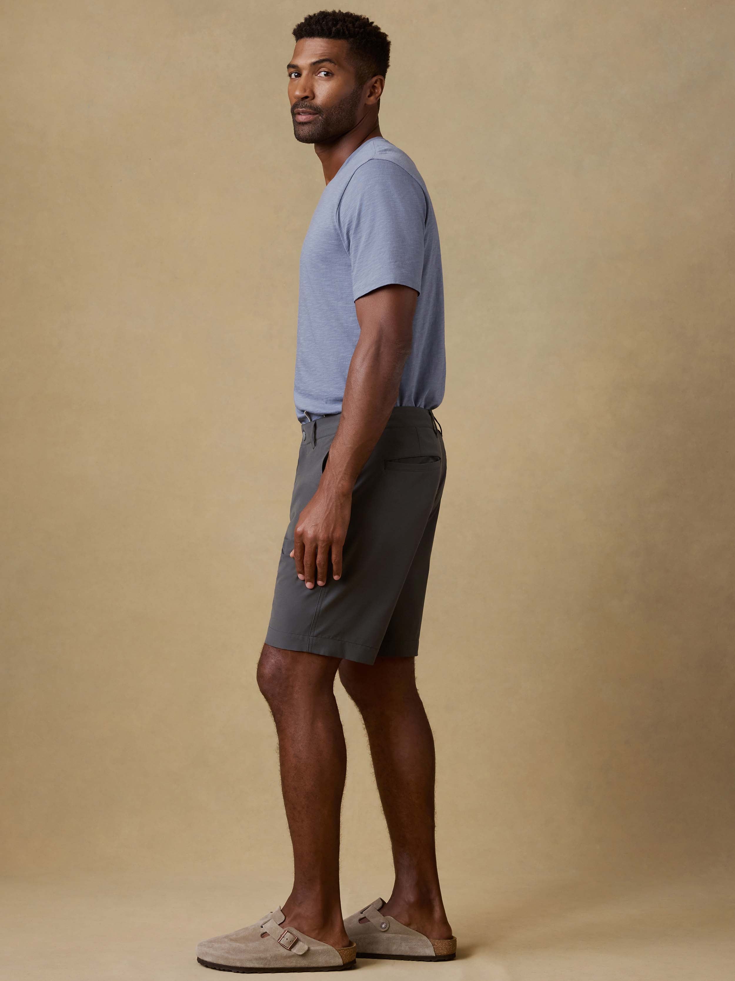 All Day™ Short (9") - Mountain Coal | Faherty Brand