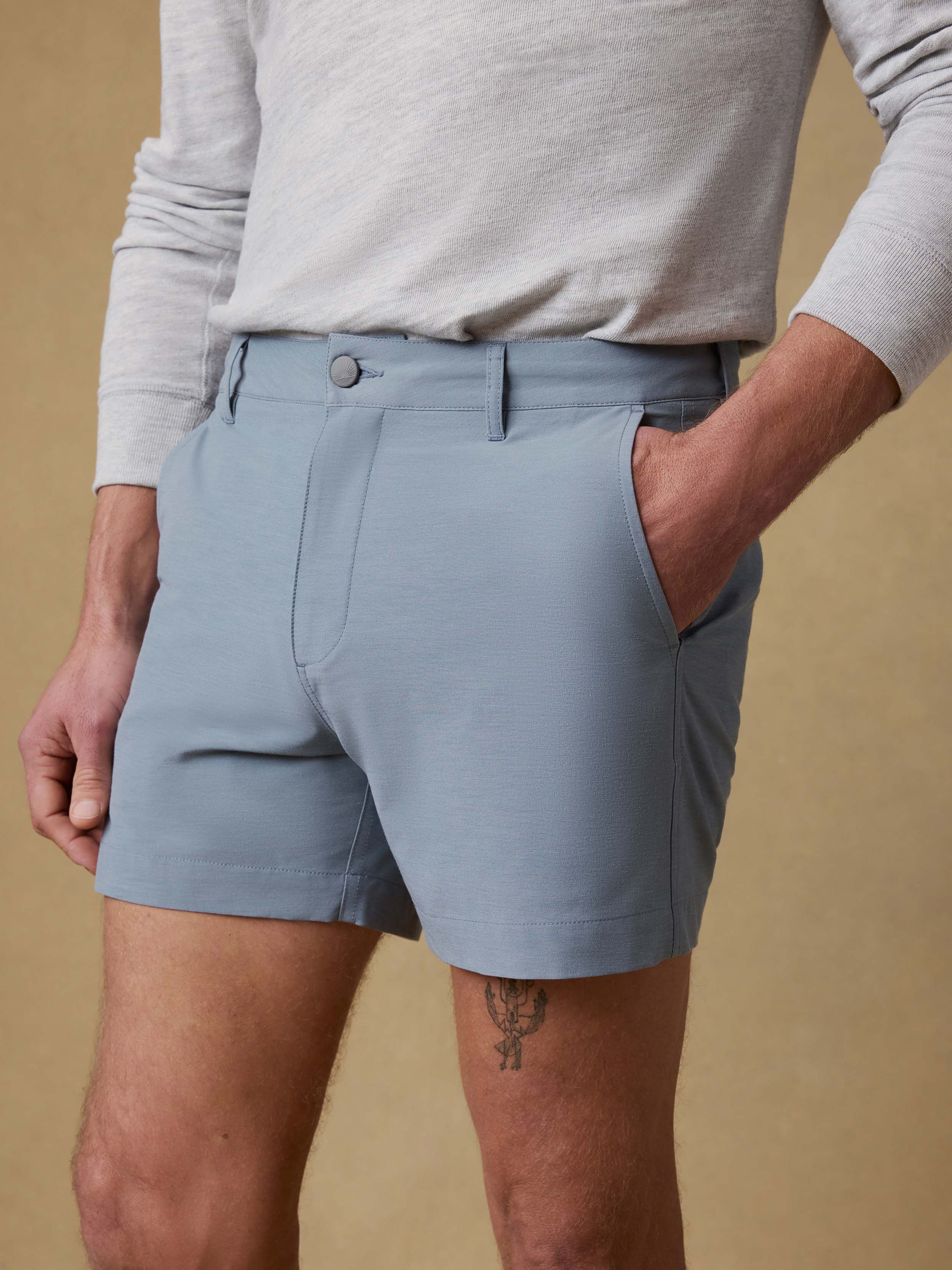 All Day™ Short (5") - Deep Marine | Faherty Brand