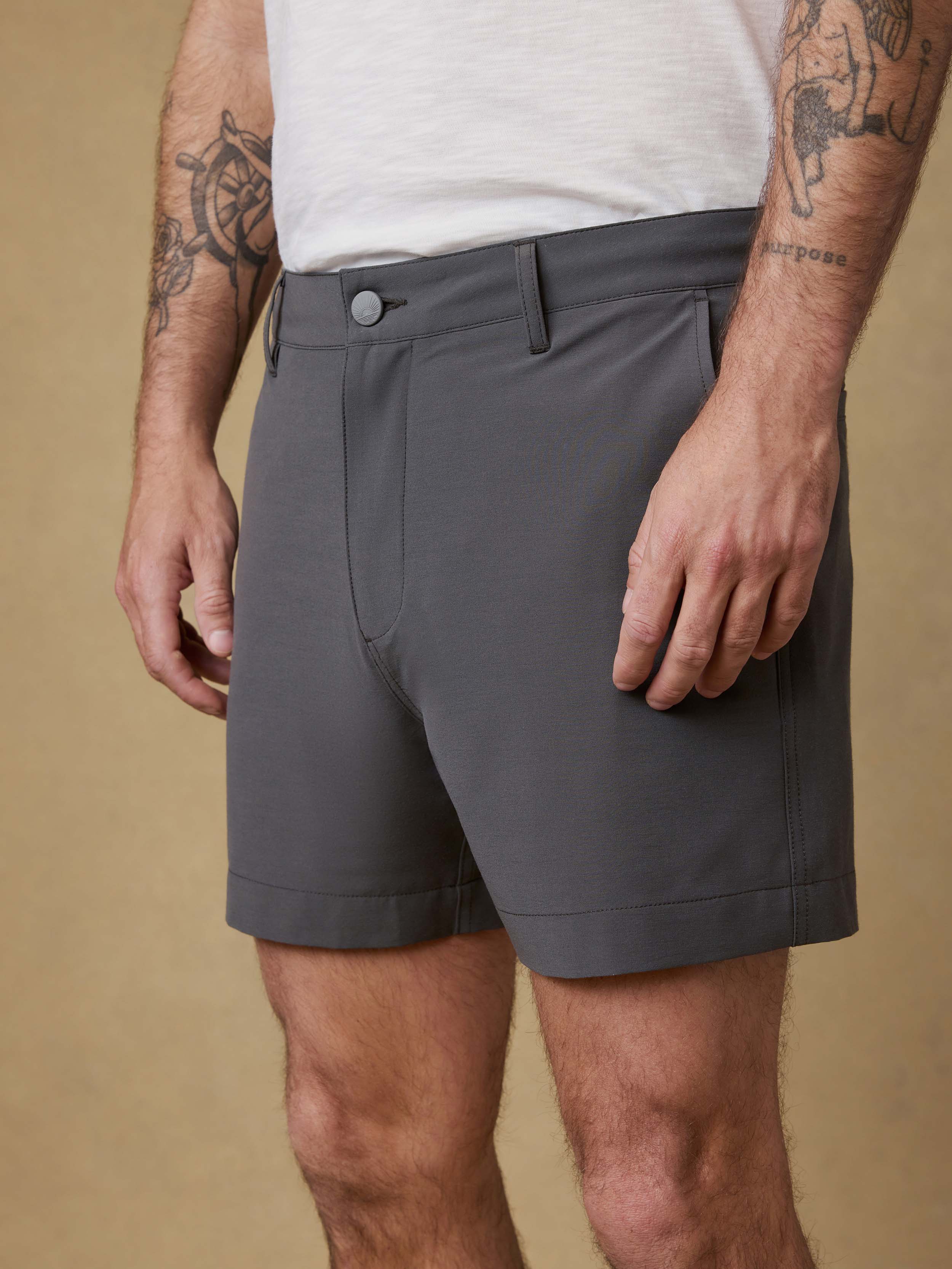 All Day™ Short (5") - Mountain Coal | Faherty Brand