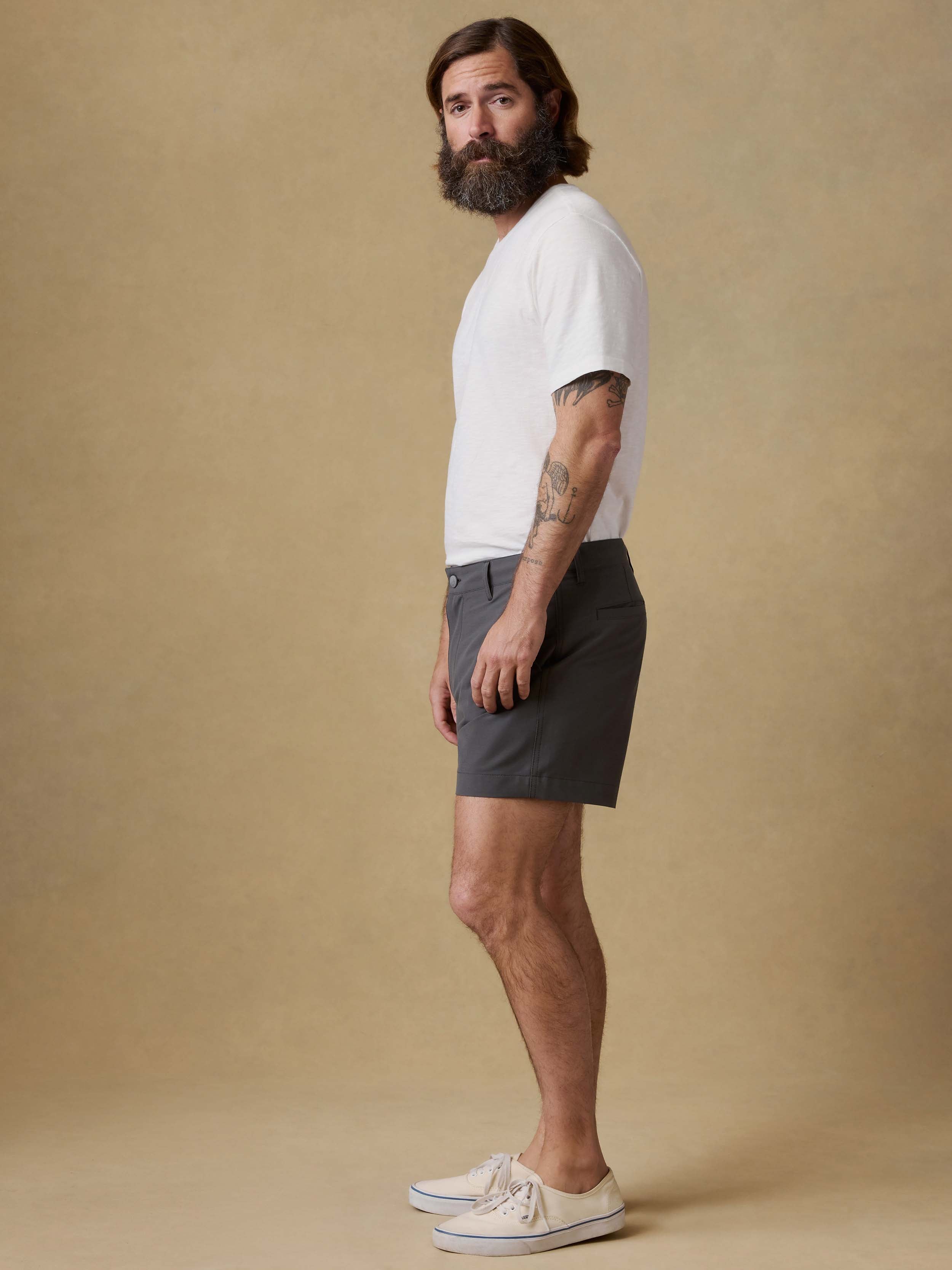 All Day™ Short (5") - Mountain Coal | Faherty Brand