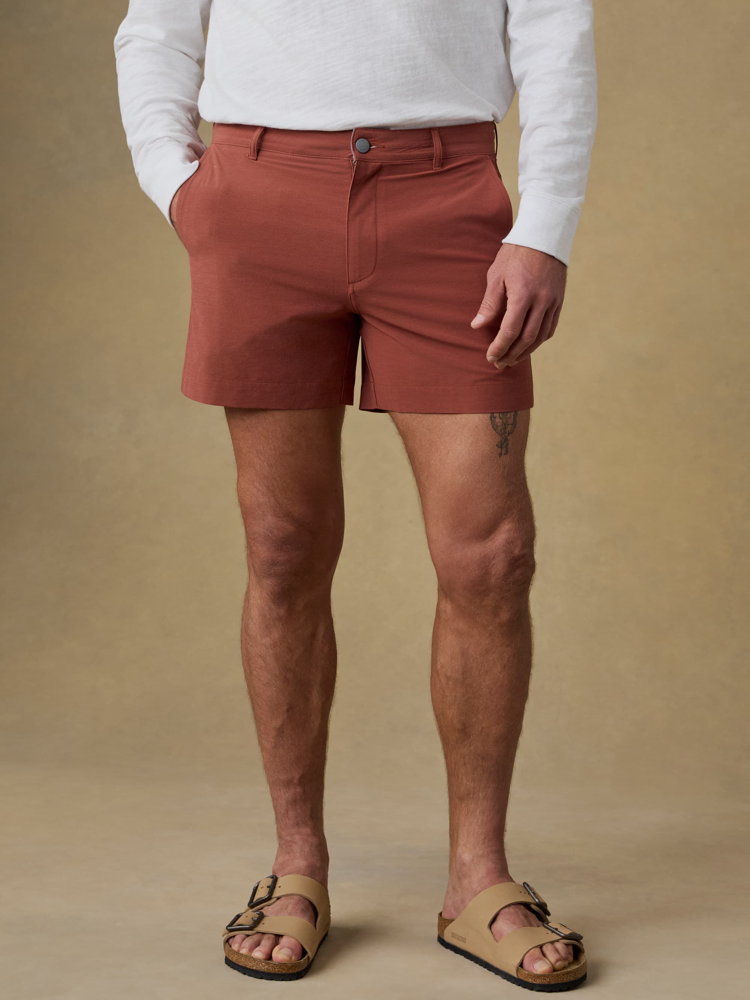 All Day™ Short (5") - Redwood | Faherty Brand
