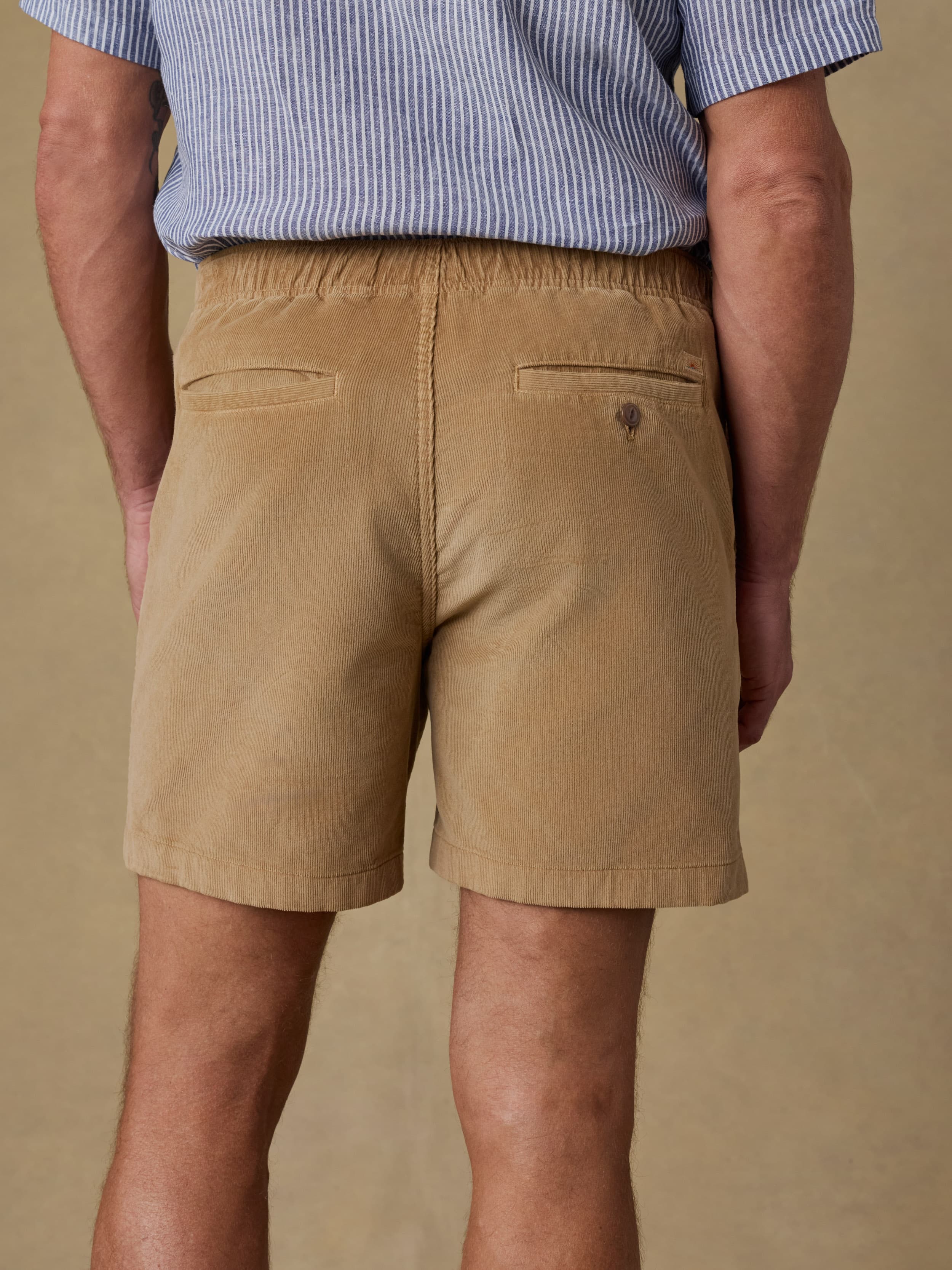 Essential Corduroy Short - Dark Sand | Faherty Brand