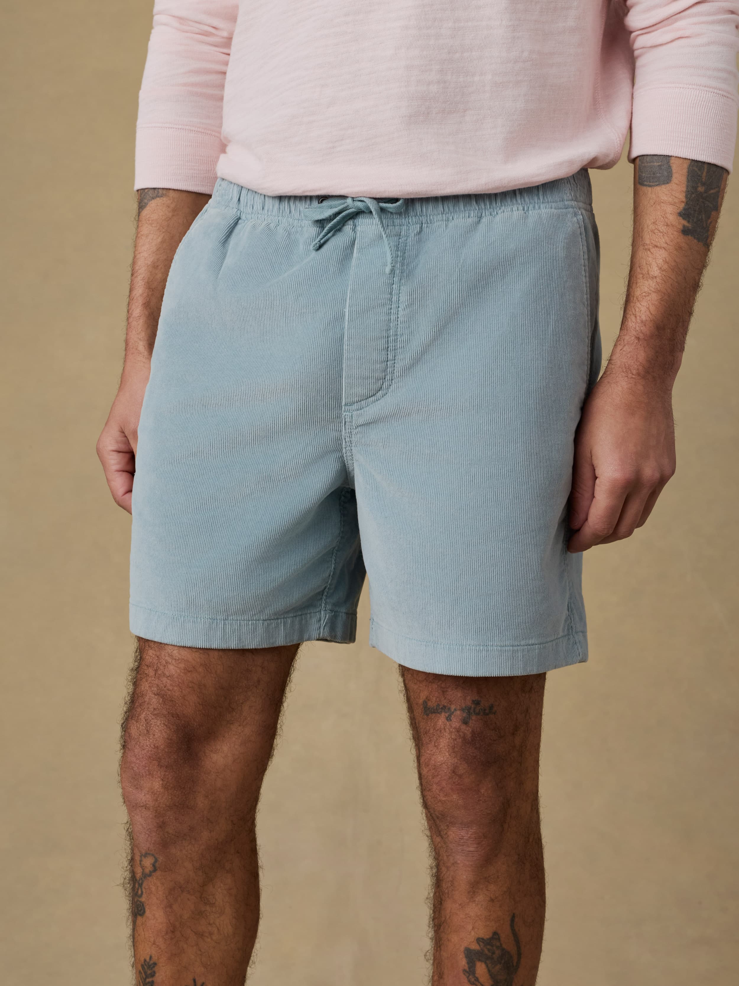 Essential Corduroy Short - Hull Teal | Faherty Brand