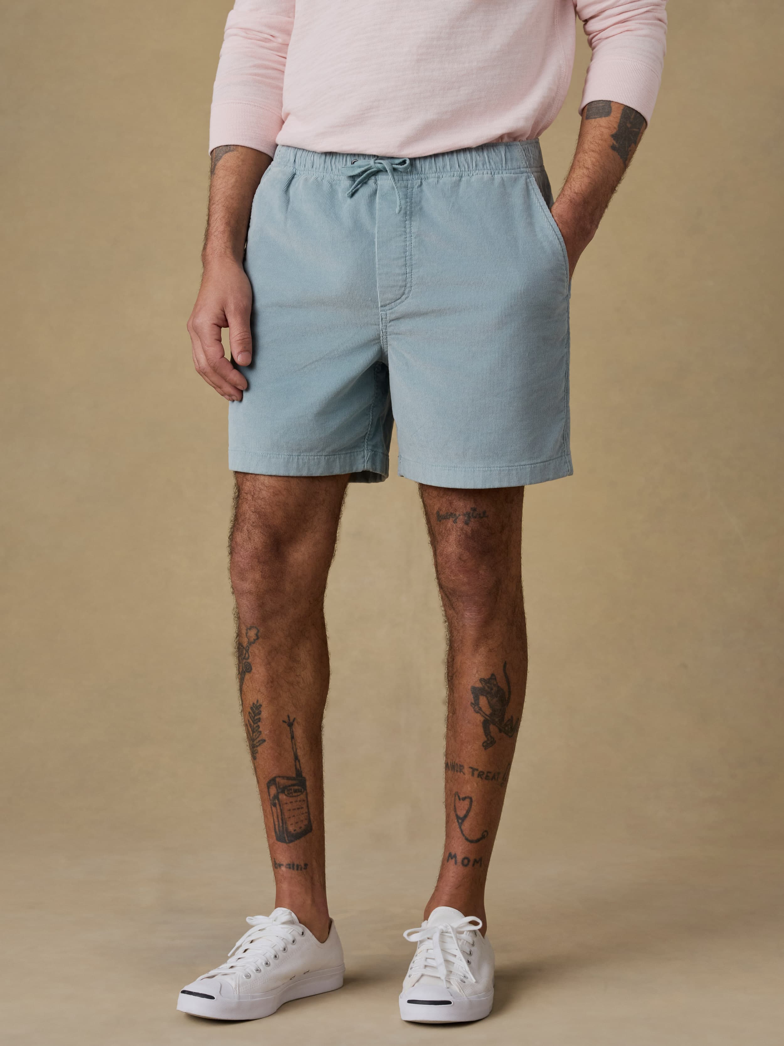 Essential Corduroy Short - Hull Teal | Faherty Brand
