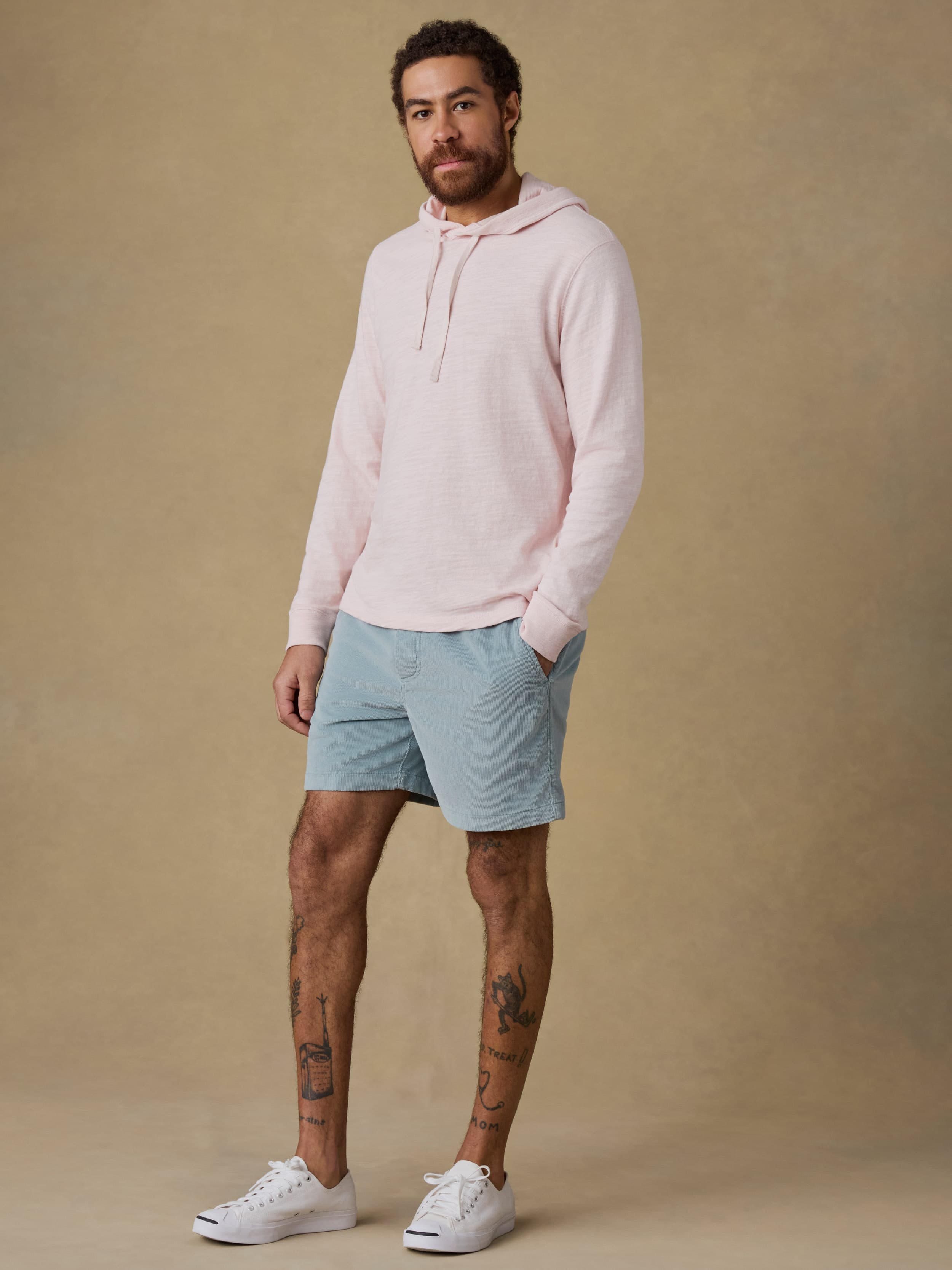 Essential Corduroy Short - Hull Teal | Faherty Brand