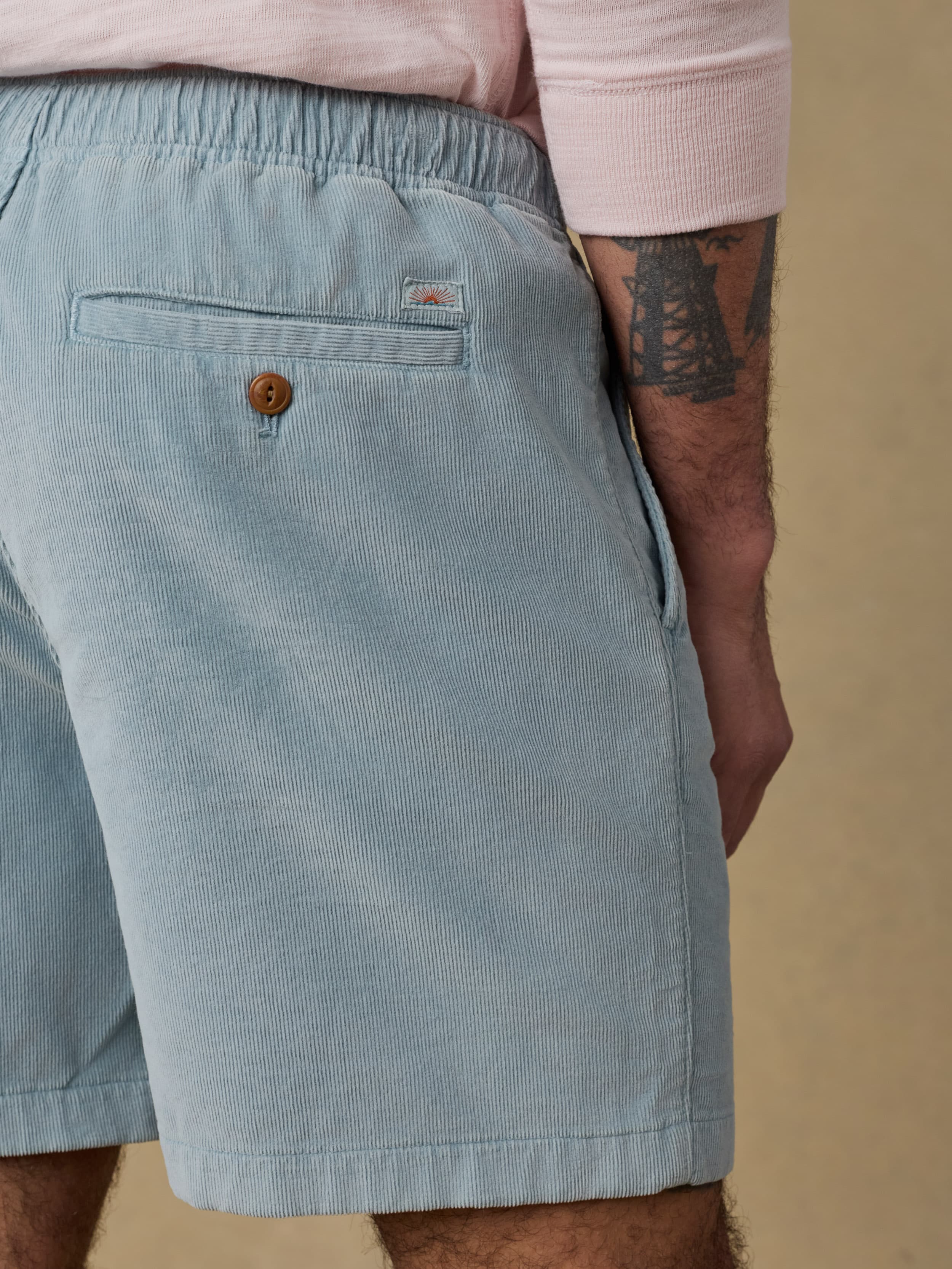 Essential Corduroy Short - Hull Teal | Faherty Brand