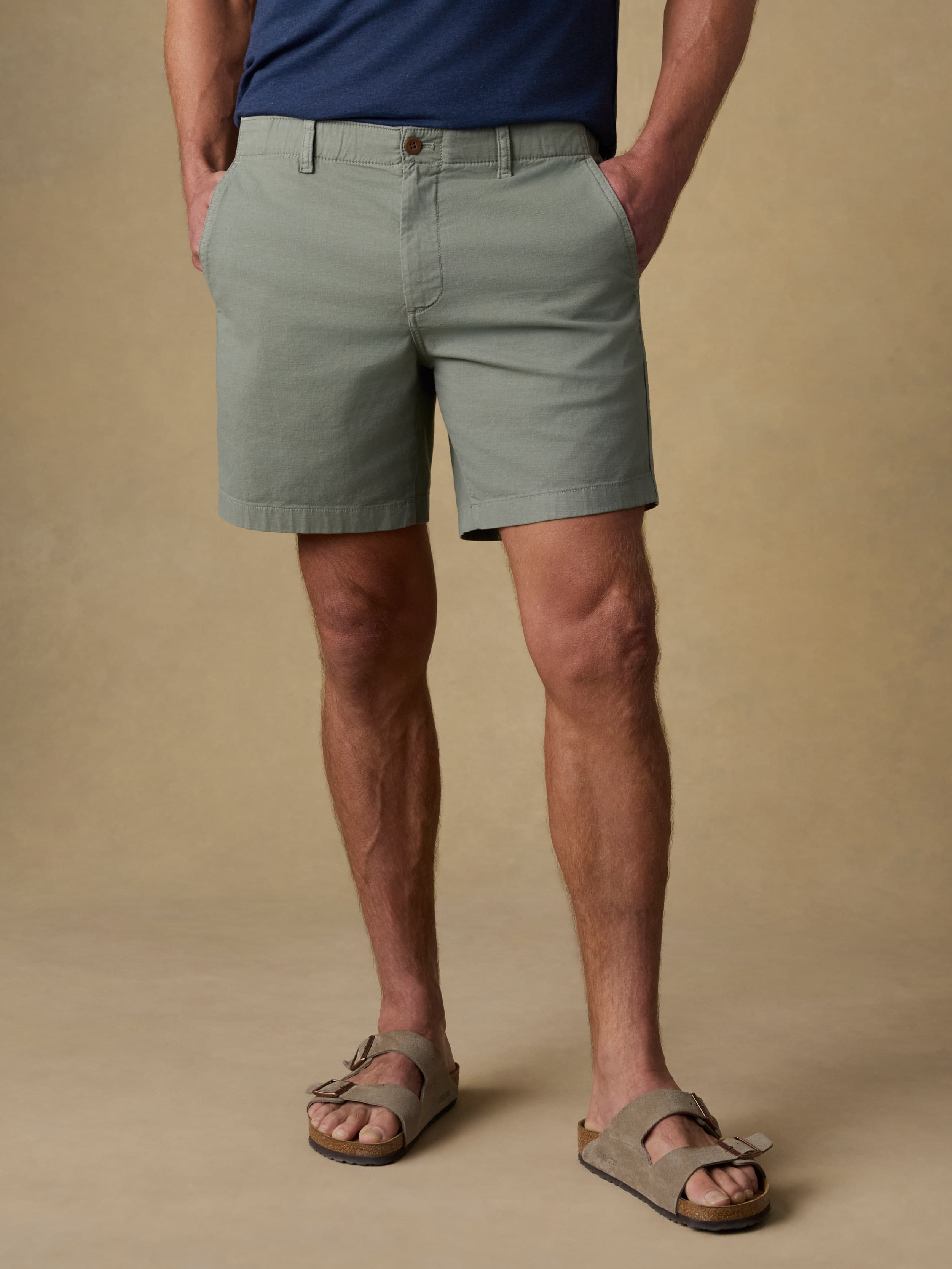 Reserve Chino Short - Trail Olive | Faherty Brand