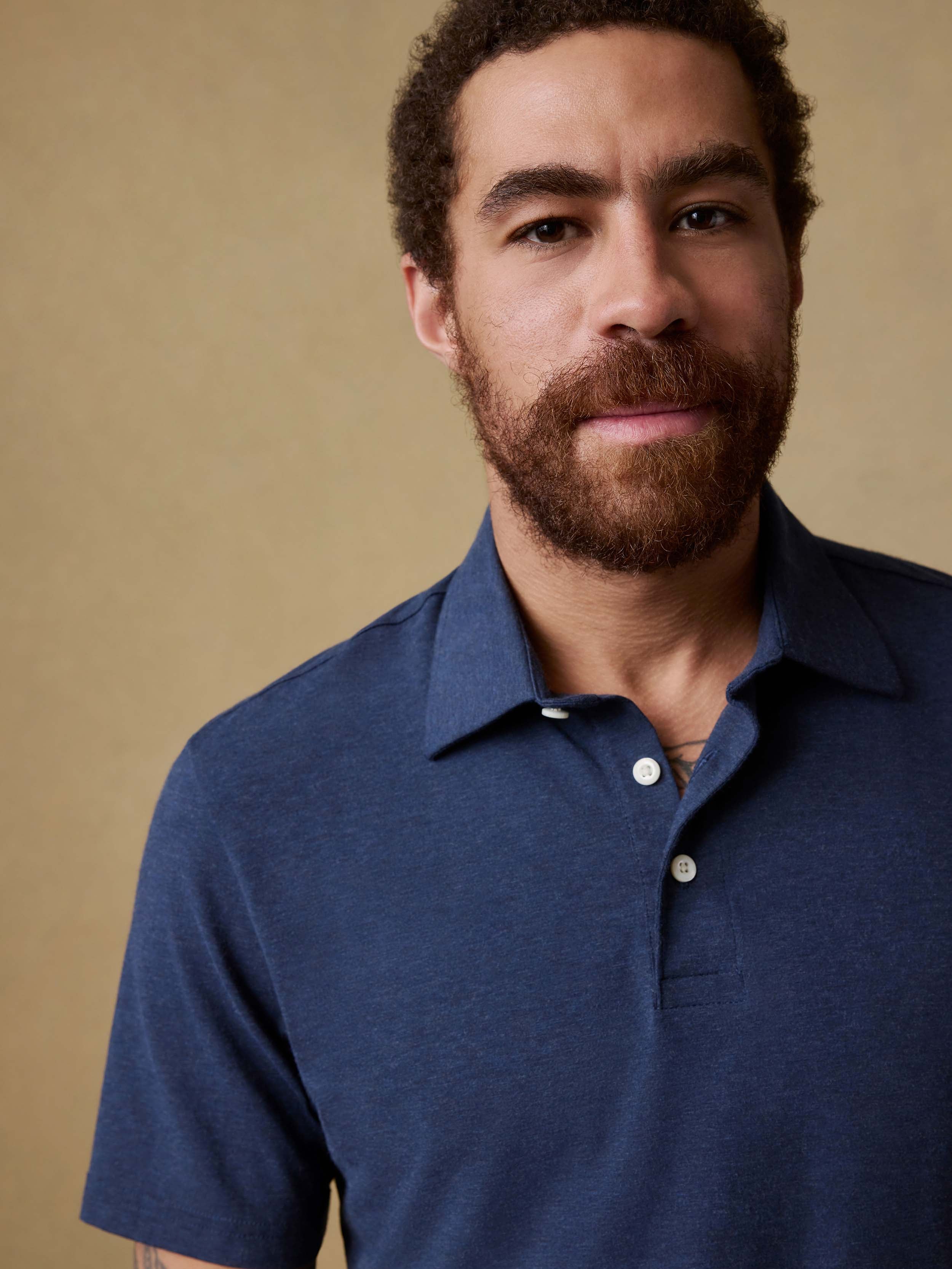 Short-Sleeve Movement™ Polo - Great Falls Heather | Faherty Brand