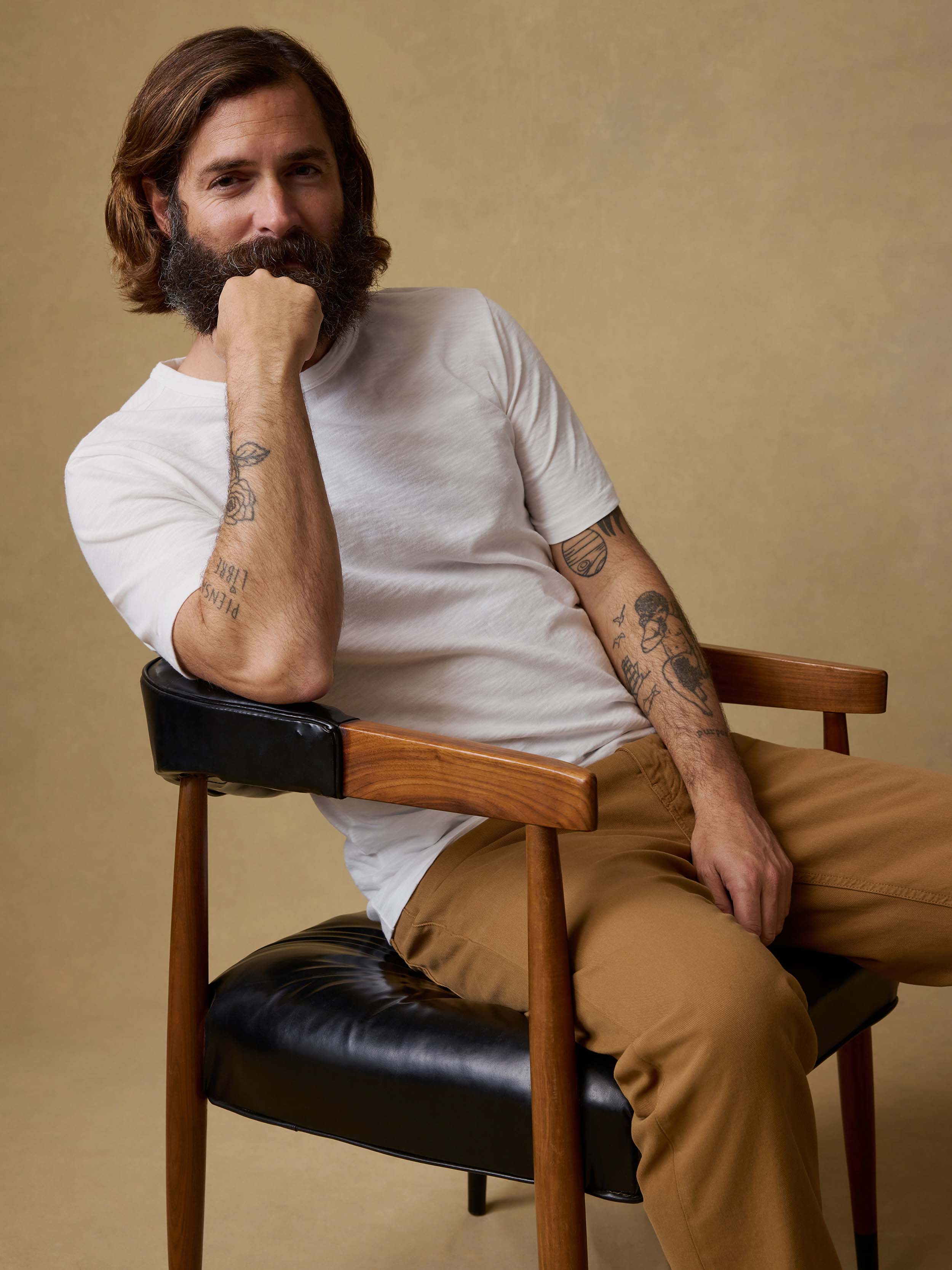  | Sunwashed Regenerative Tee - White | Faherty Brand