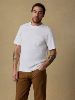 Short-Sleeve Recycled Cotton Tee - Ridge Black