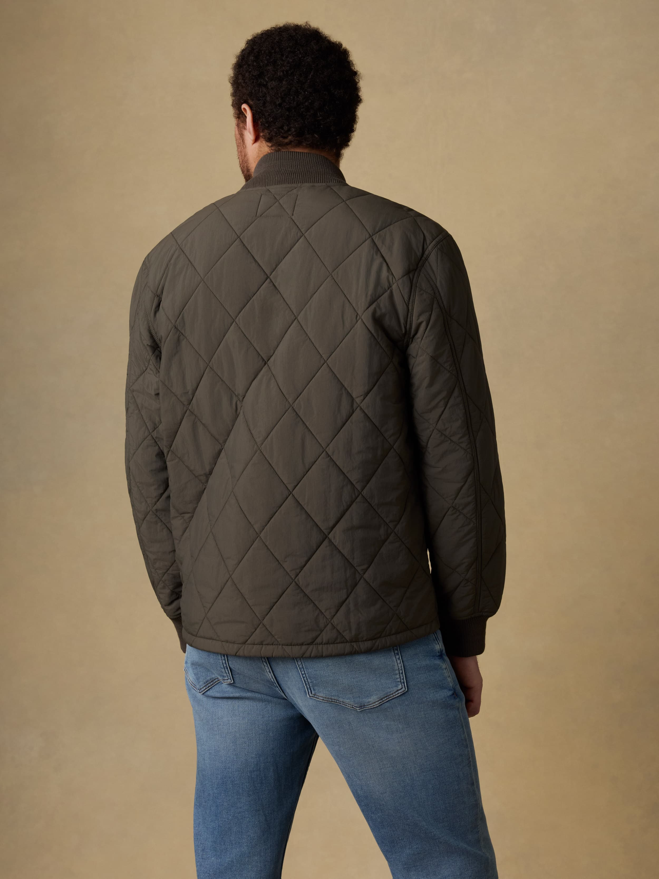  | Quilted Liner Jacket - Summit Olive | Faherty Brand