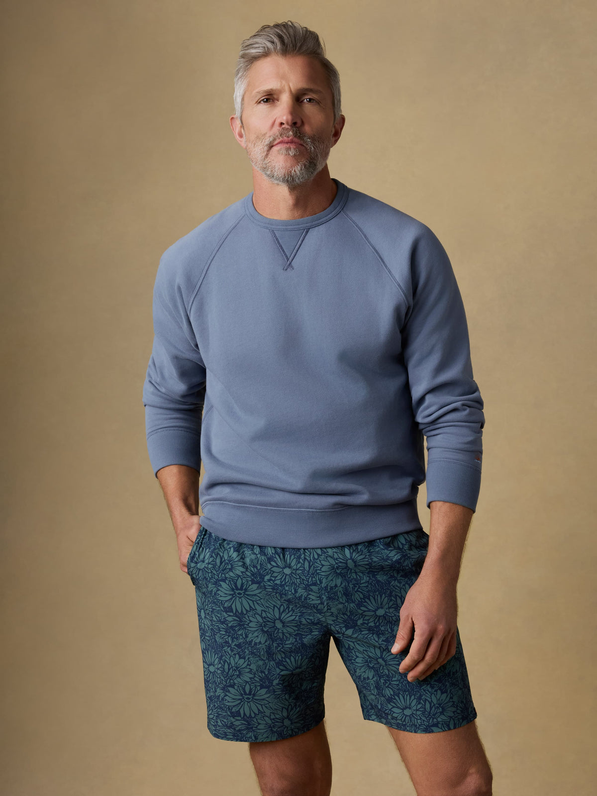 High Standard Fleece Crewneck Flint